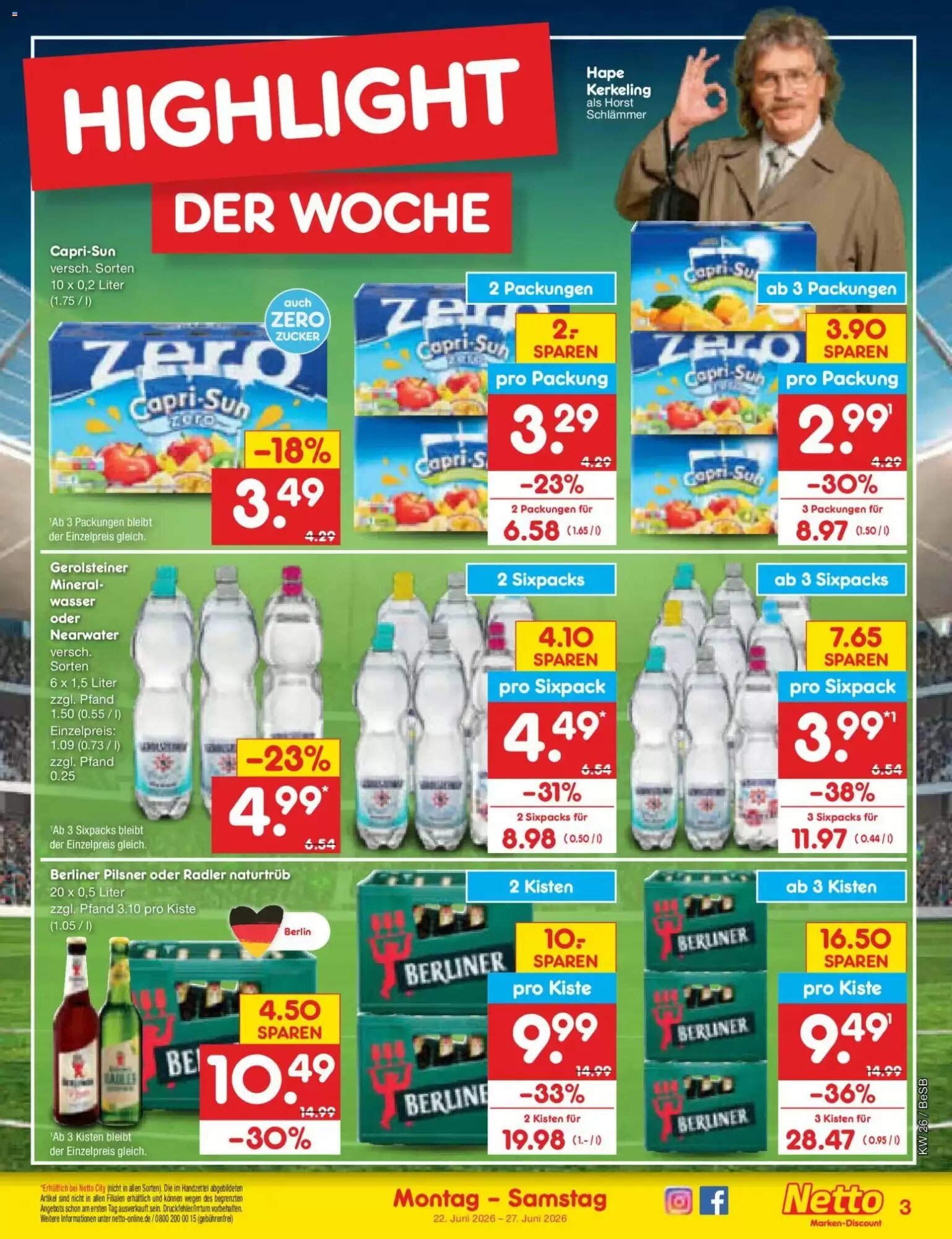Netto Marken-Discount Prospekt (ab 22.06.2026) zum Blättern - Seite 3