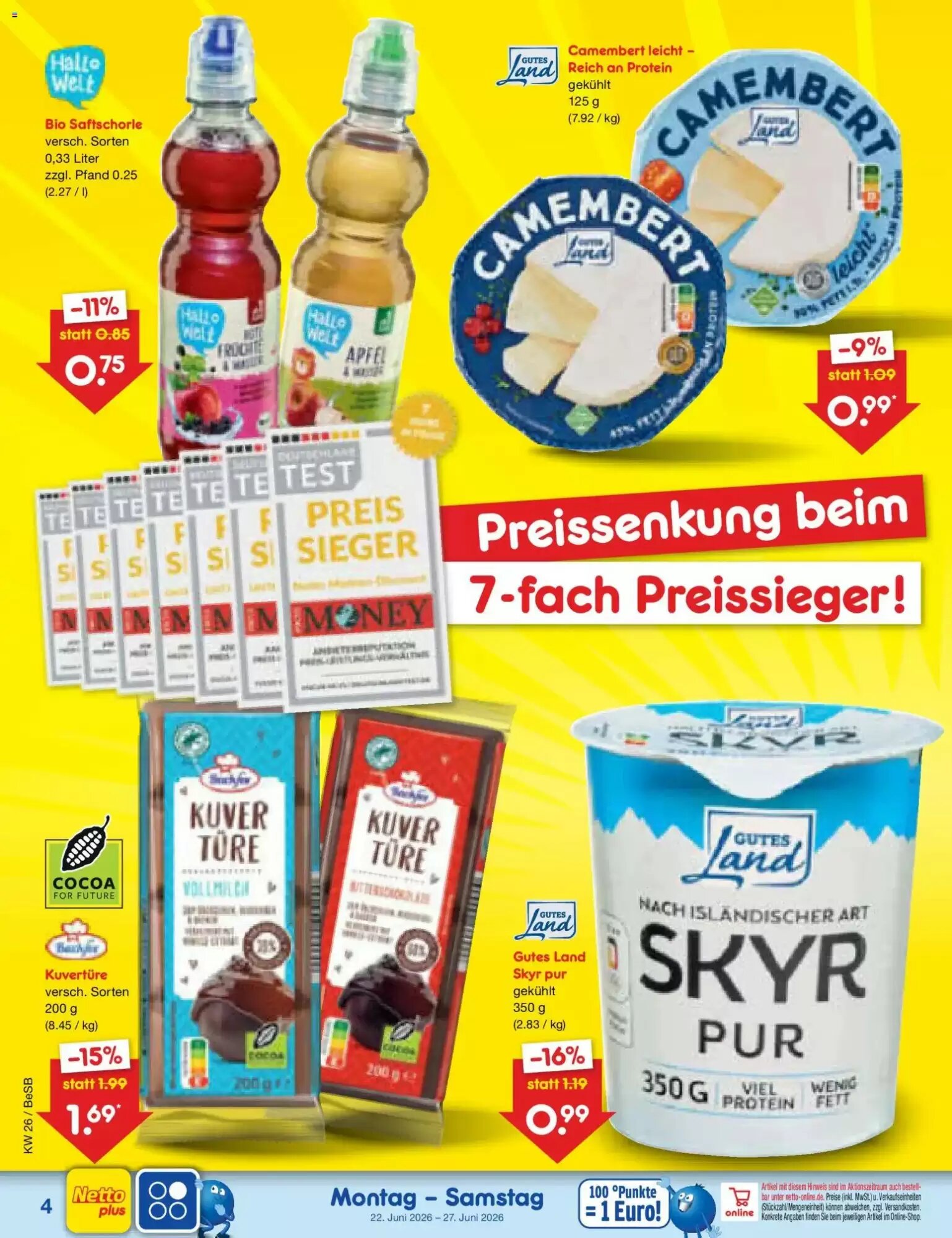 Netto Marken-Discount Prospekt (ab 22.06.2026) zum Blättern - Seite 4