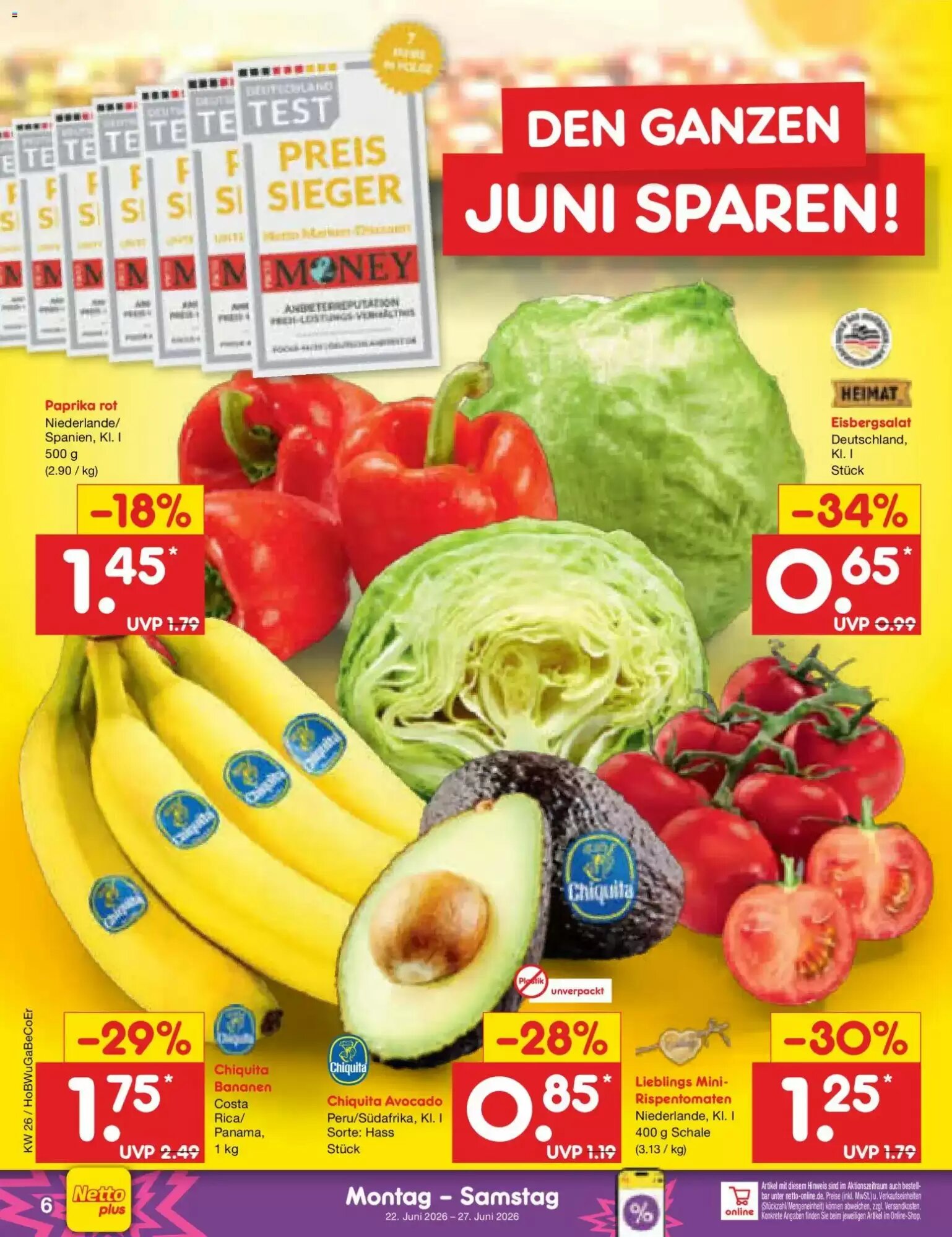 Netto Marken-Discount Prospekt (ab 22.06.2026) zum Blättern - Seite 8