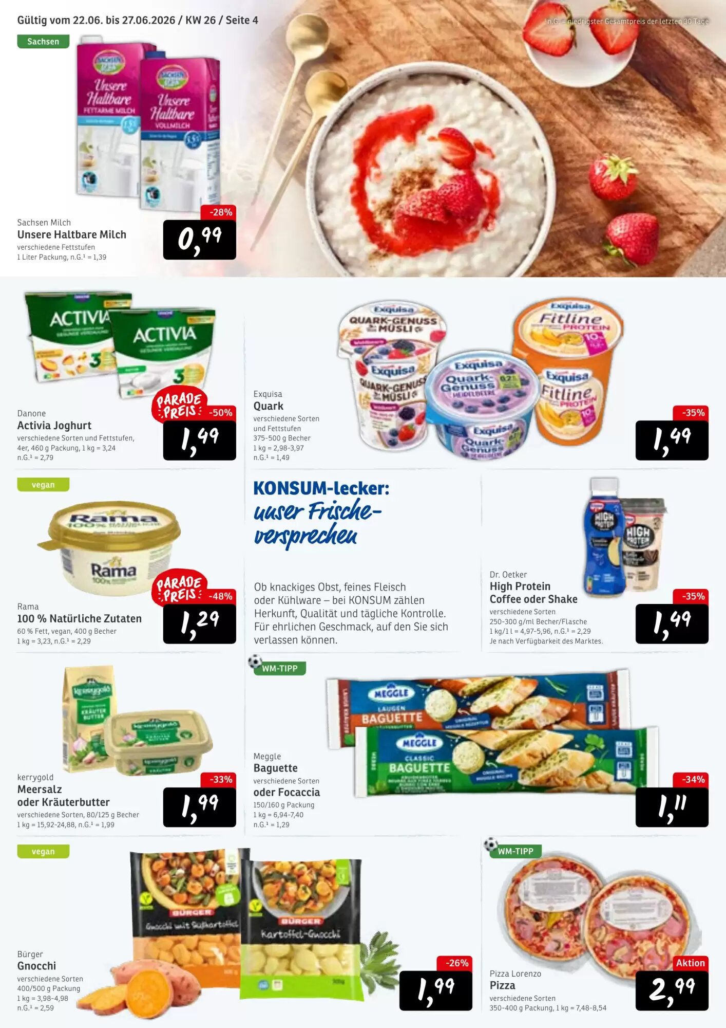 KONSUM Prospekt (ab 22.06.2026) zum Blättern - Seite 4