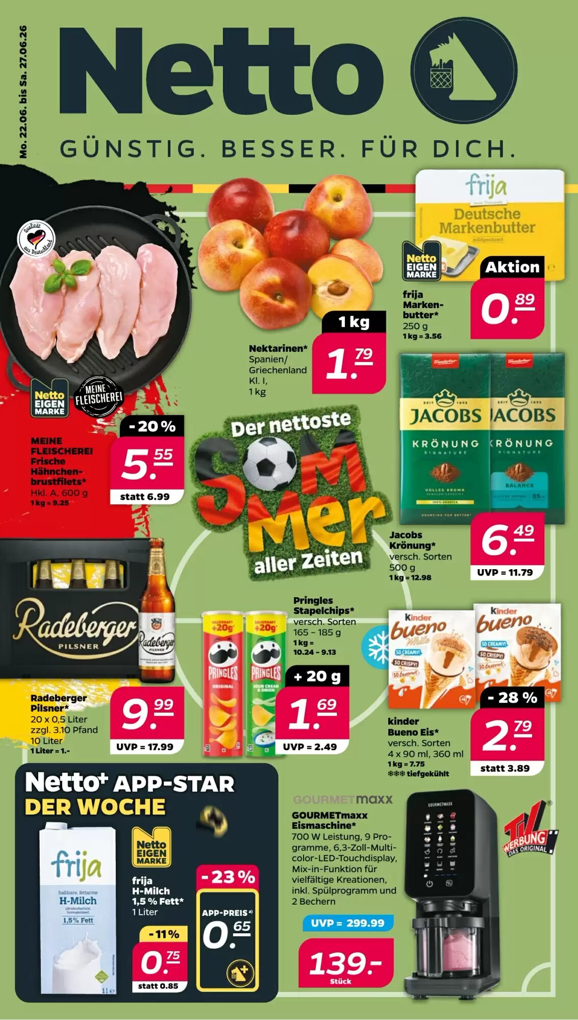 NETTO Prospekt (ab 22.06.2026) zum Blättern - Seite 1