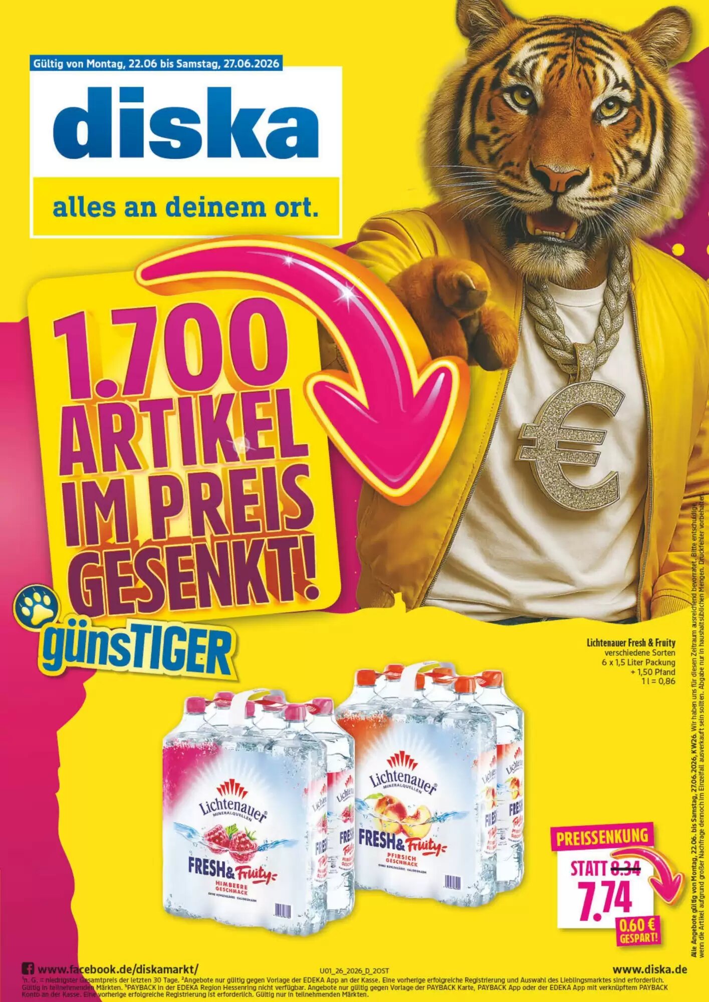diska Prospekt (ab 22.06.2026) zum Blättern - Seite 1