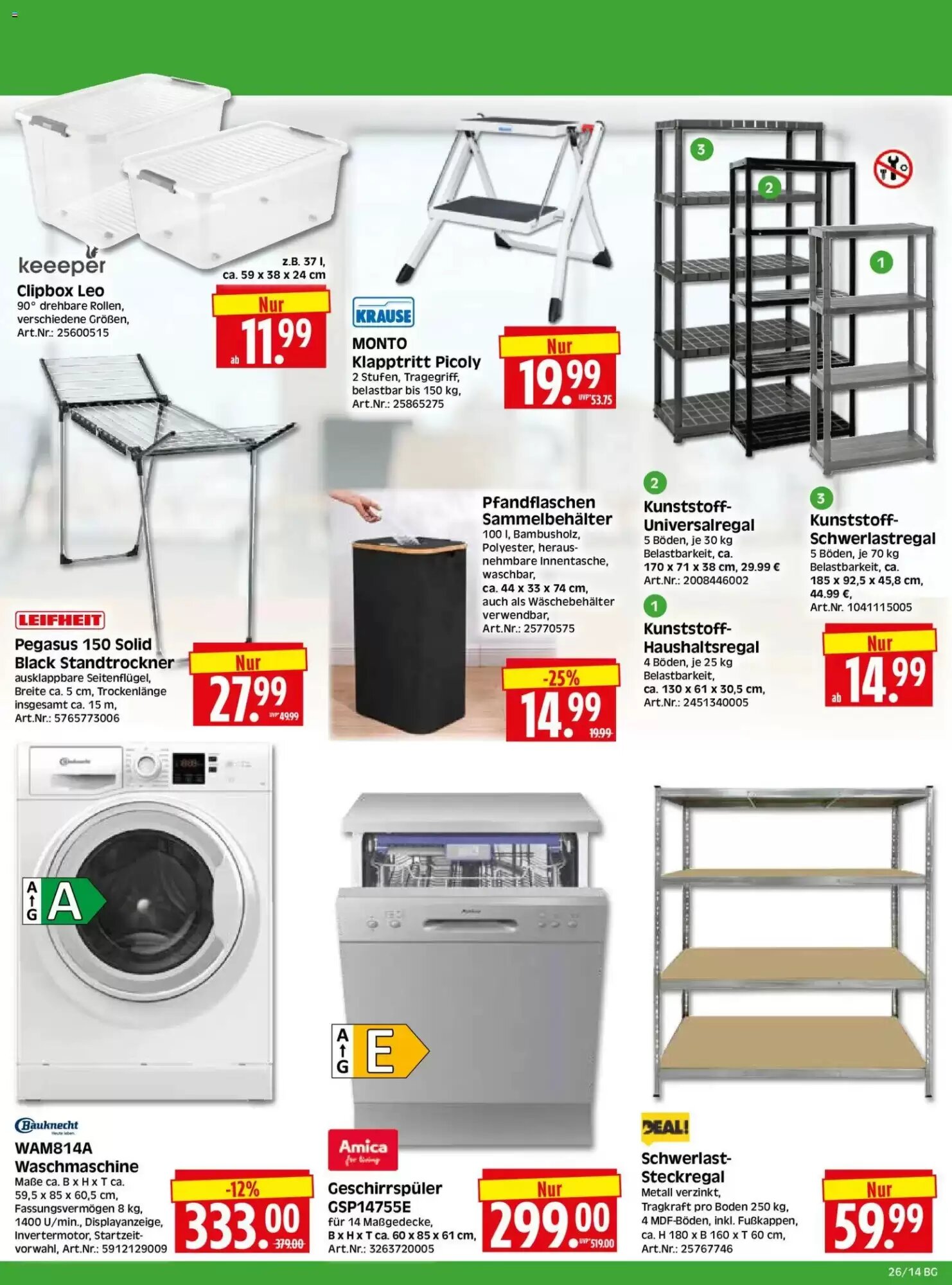 Edeka Herkules Prospekt (ab 22.06.2026) zum Blättern - Seite 14