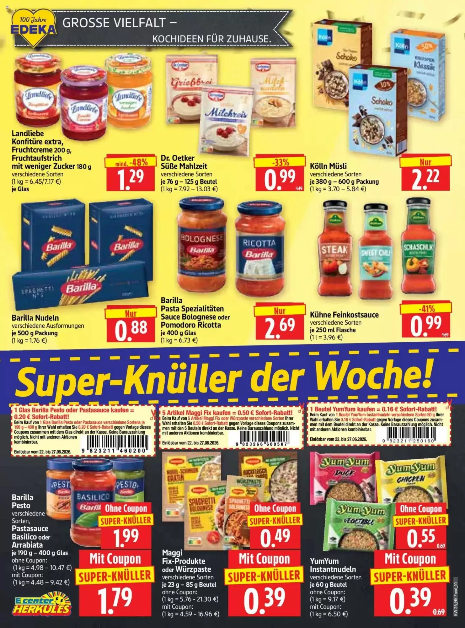 Edeka Herkules Prospekt (ab 22.06.2026) zum Blättern - Seite 10