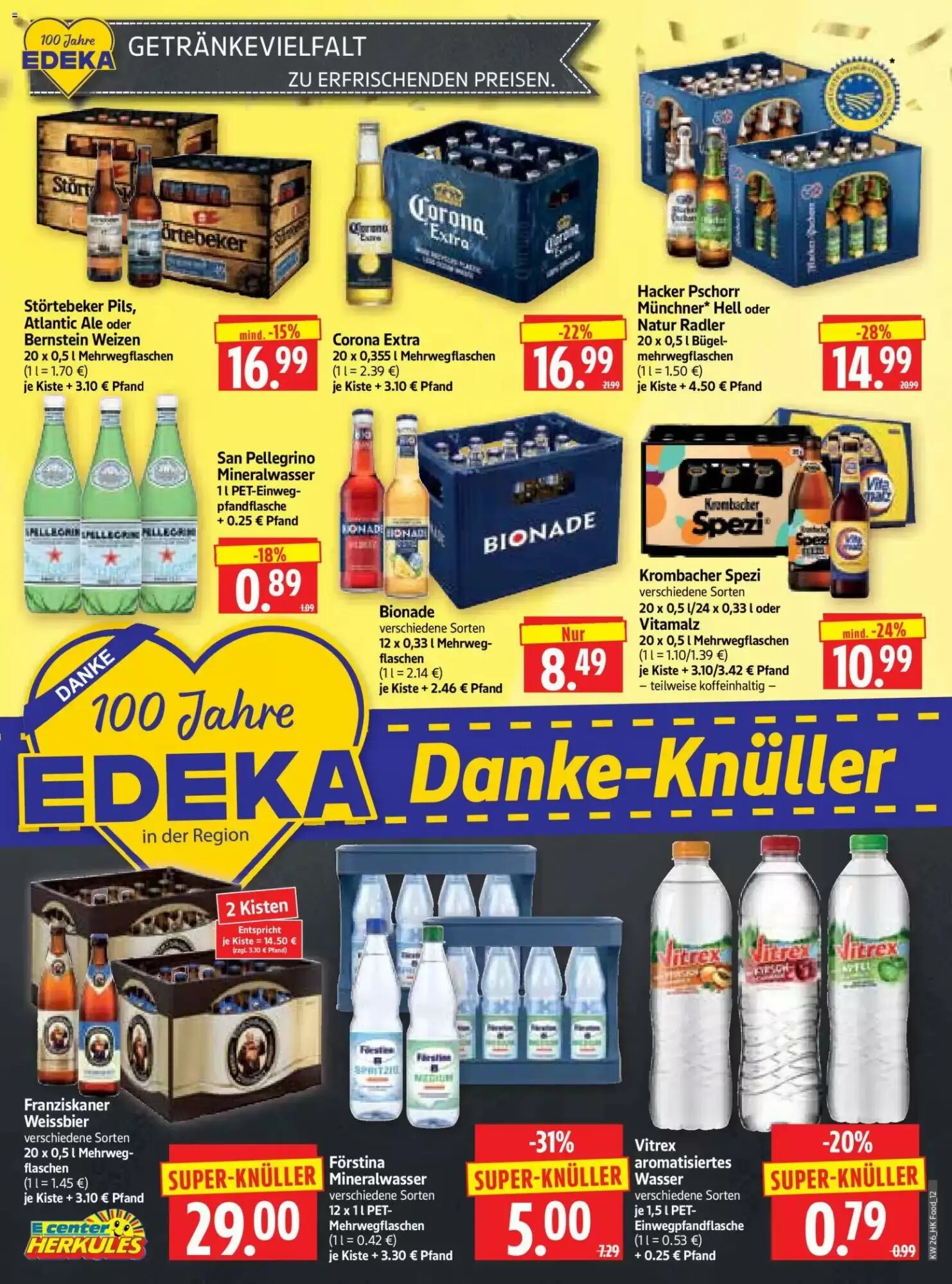 Edeka Herkules Prospekt (ab 22.06.2026) zum Blättern - Seite 12