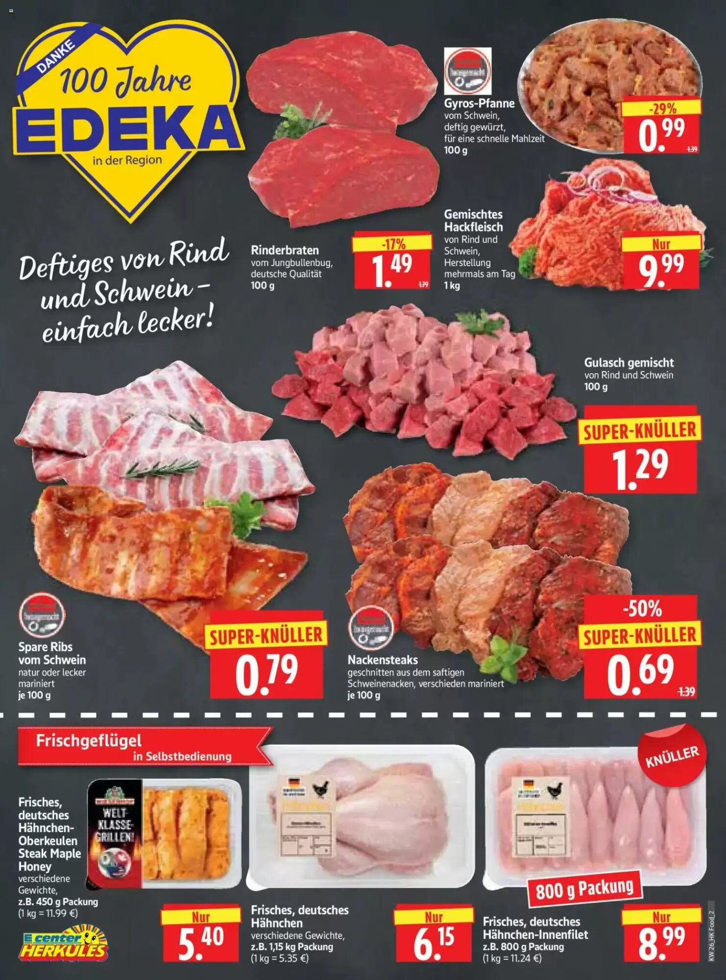 Edeka Herkules Prospekt (ab 22.06.2026) zum Blättern - Seite 2