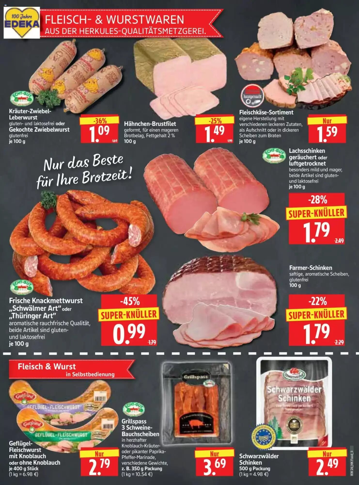 Edeka Herkules Prospekt (ab 22.06.2026) zum Blättern - Seite 3