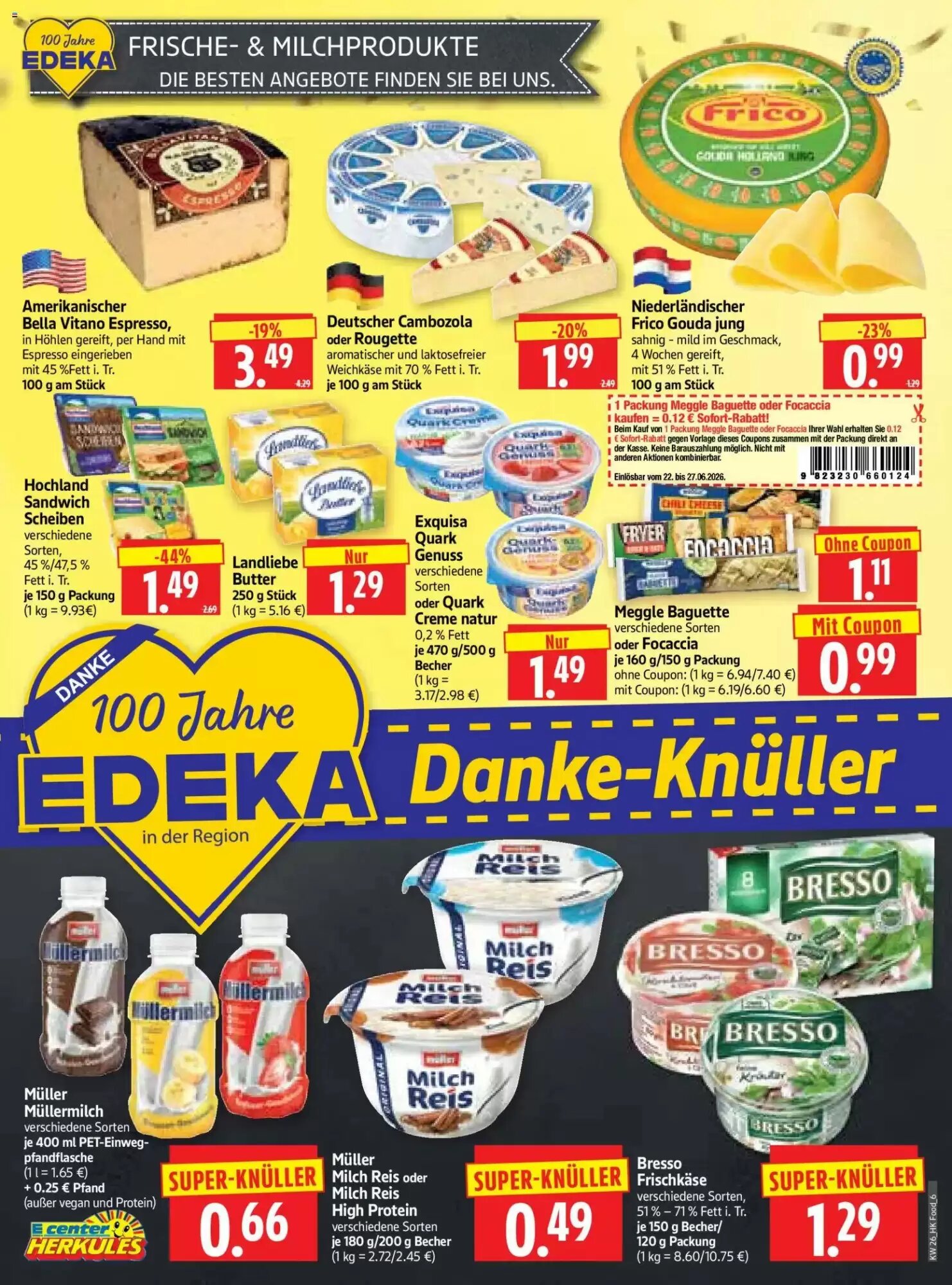 Edeka Herkules Prospekt (ab 22.06.2026) zum Blättern - Seite 6