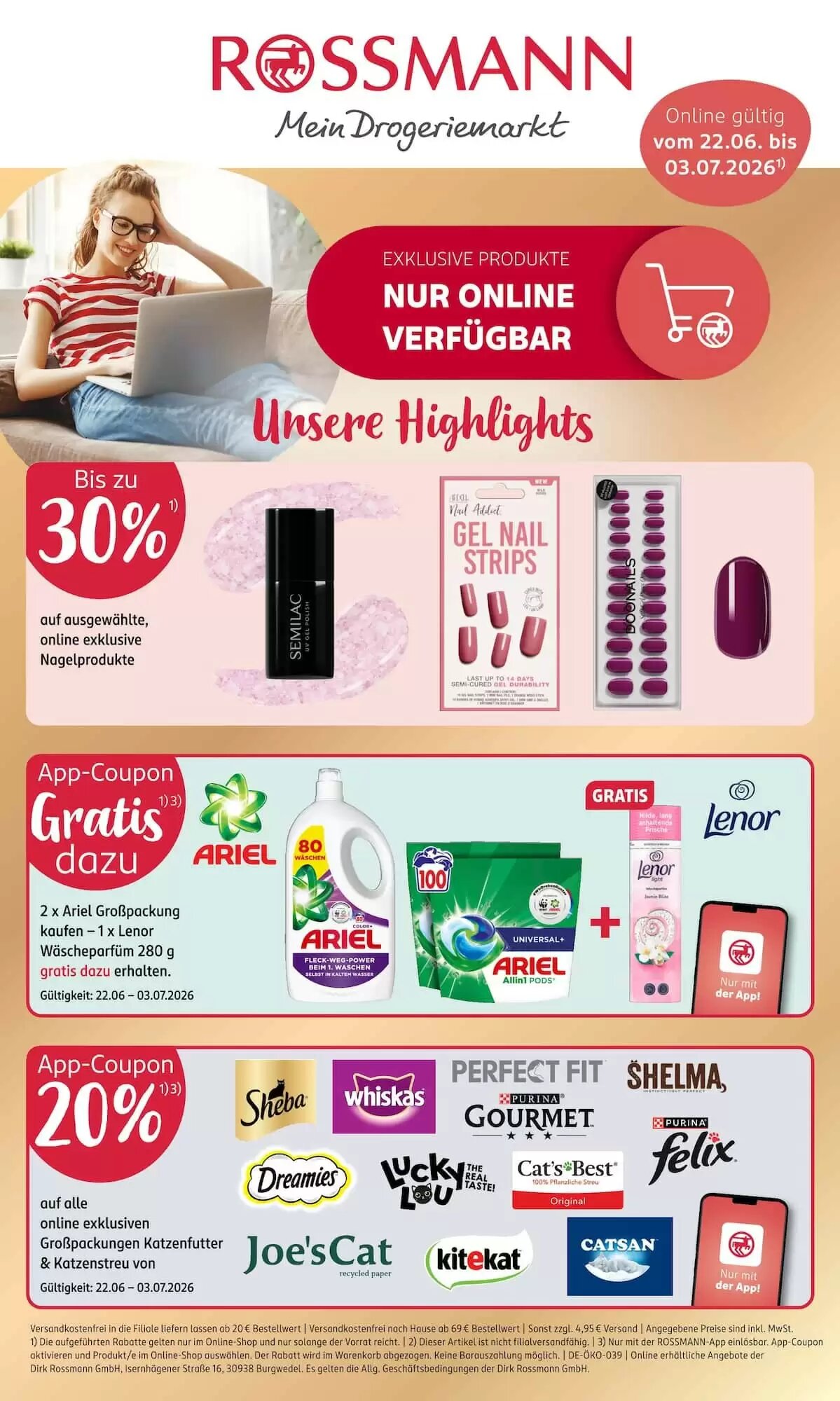 Rossmann Prospekt (ab 22.06.2026) zum Blättern - Seite 1