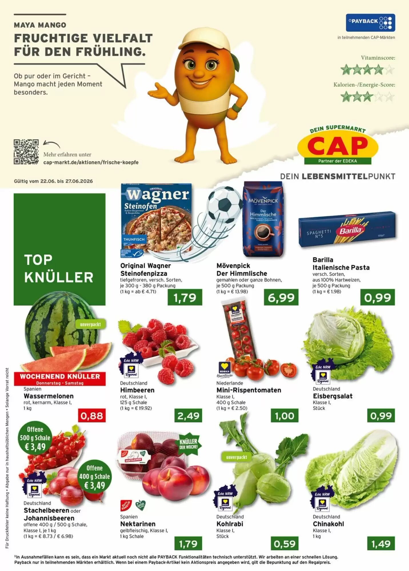 CAP Markt Prospekt (ab 22.06.2026) zum Blättern - Seite 1