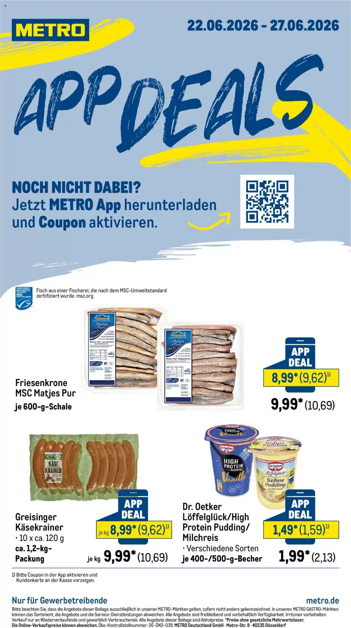 METRO Prospekt (ab 22.06.2026) zum Blättern - Seite 1