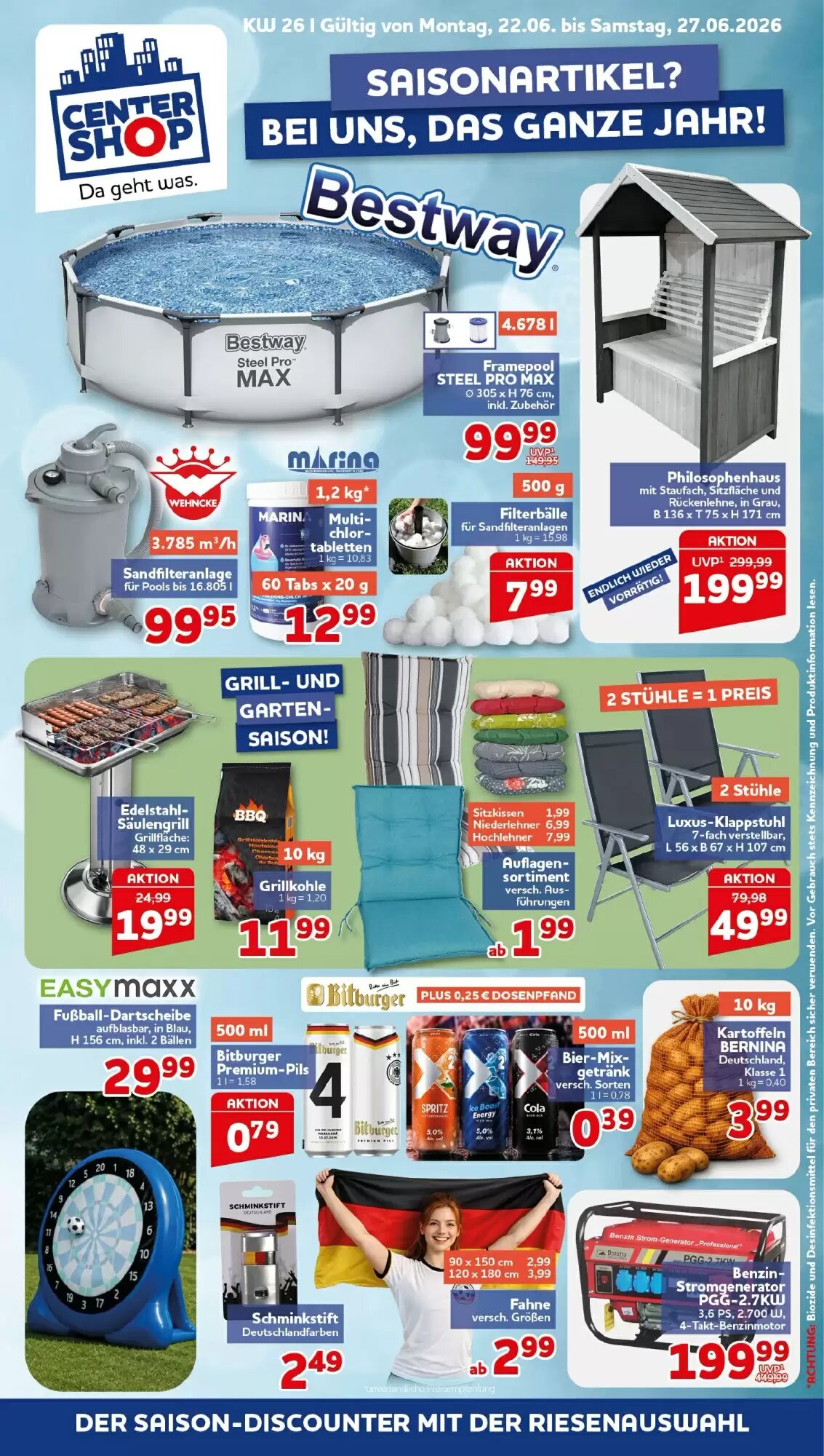 CENTERSHOP Prospekt (ab 22.06.2026) zum Blättern - Seite 1