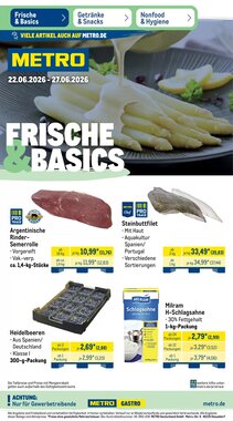 METRO Prospekt (ab 22.06.2026) zum Blättern