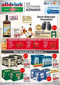 alldrink Prospekt (ab 22.06.2026) zum Blättern