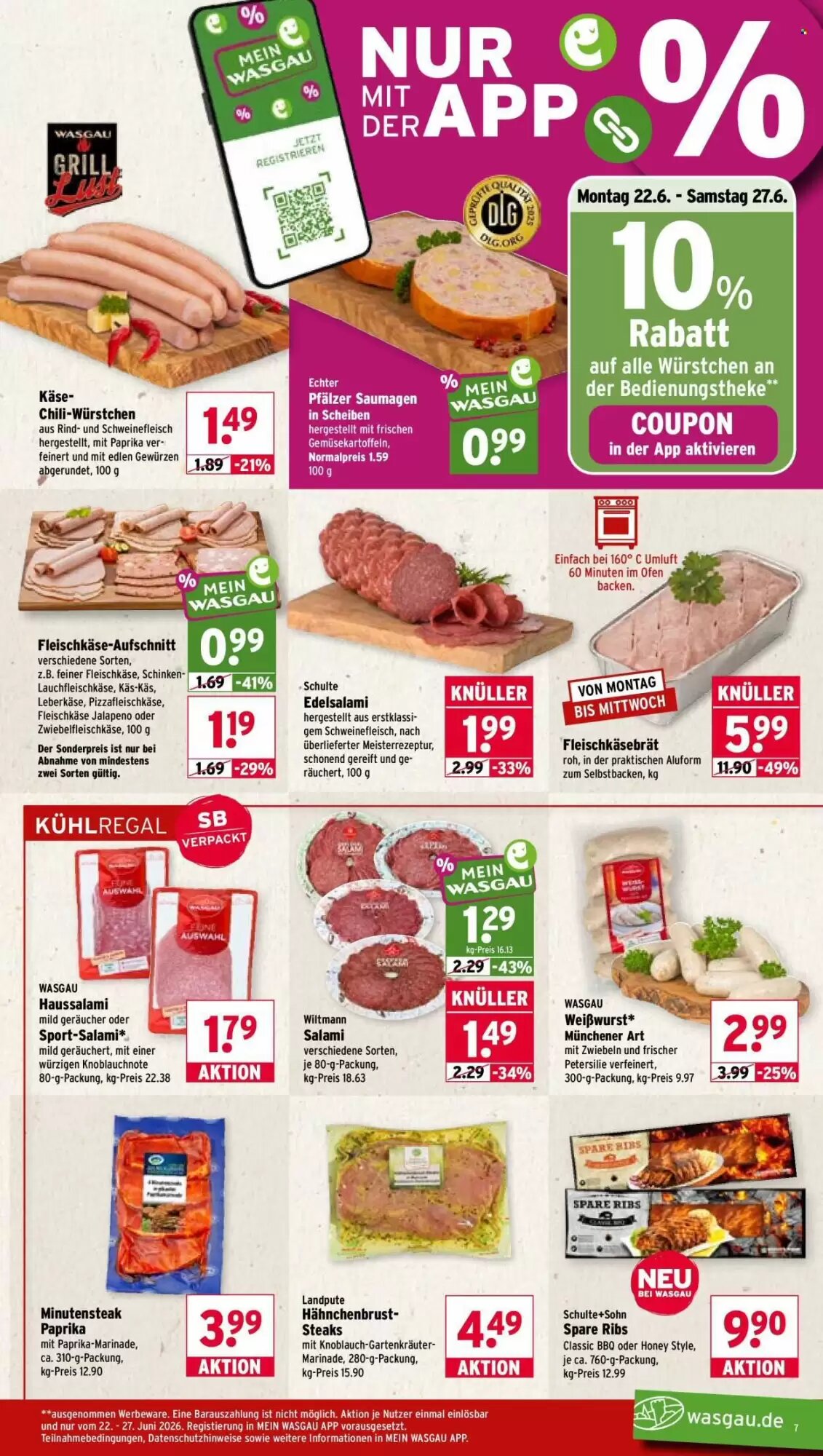 Wasgau Prospekt (ab 22.06.2026) zum Blättern - Seite 7