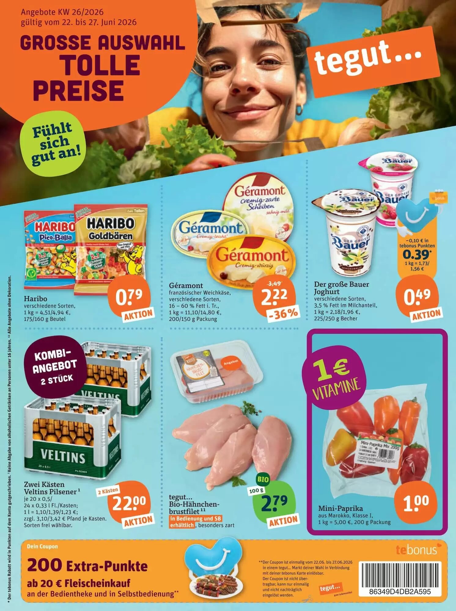 tegut Prospekt (ab 22.06.2026) zum Blättern - Seite 3