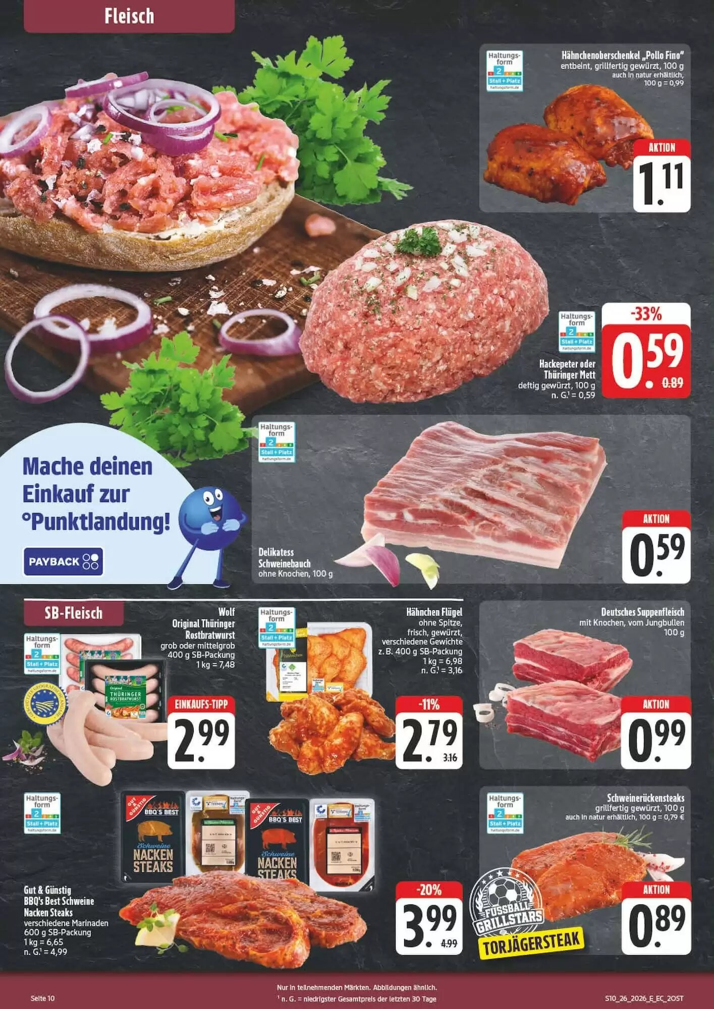 Edeka Aktiv Markt Prospekt (ab 22.06.2026) zum Blättern - Seite 10