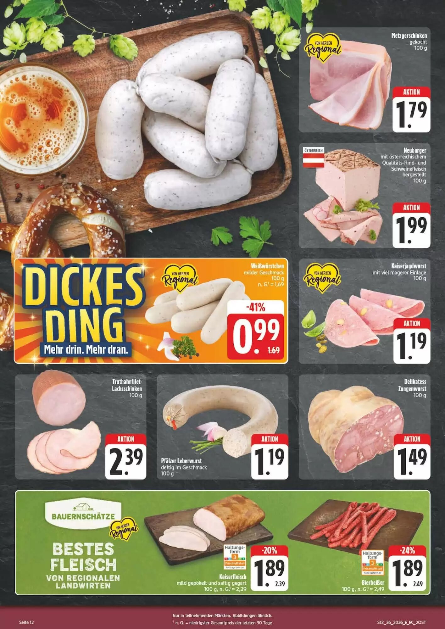 Edeka Aktiv Markt Prospekt (ab 22.06.2026) zum Blättern - Seite 12