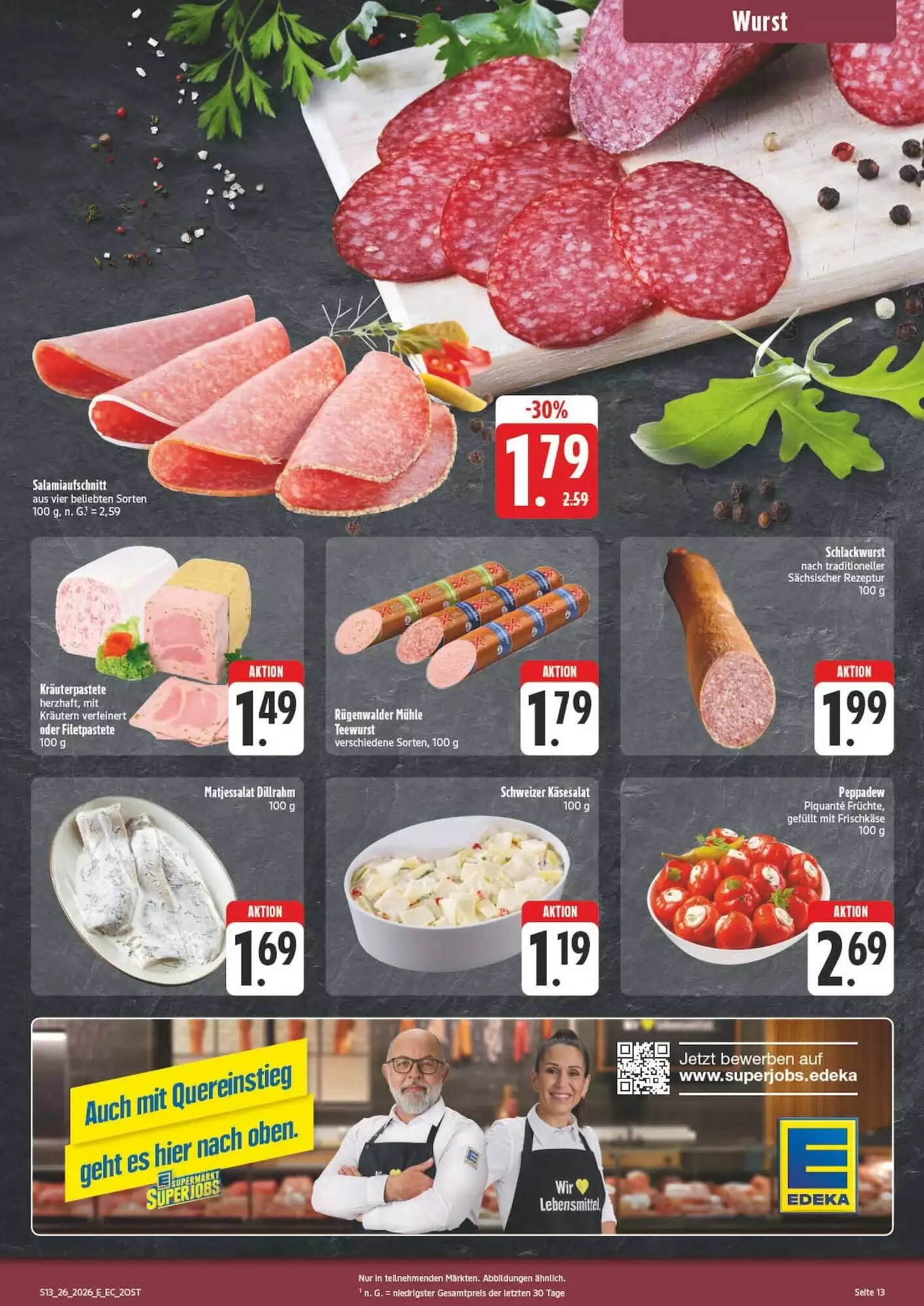 Edeka Aktiv Markt Prospekt (ab 22.06.2026) zum Blättern - Seite 13