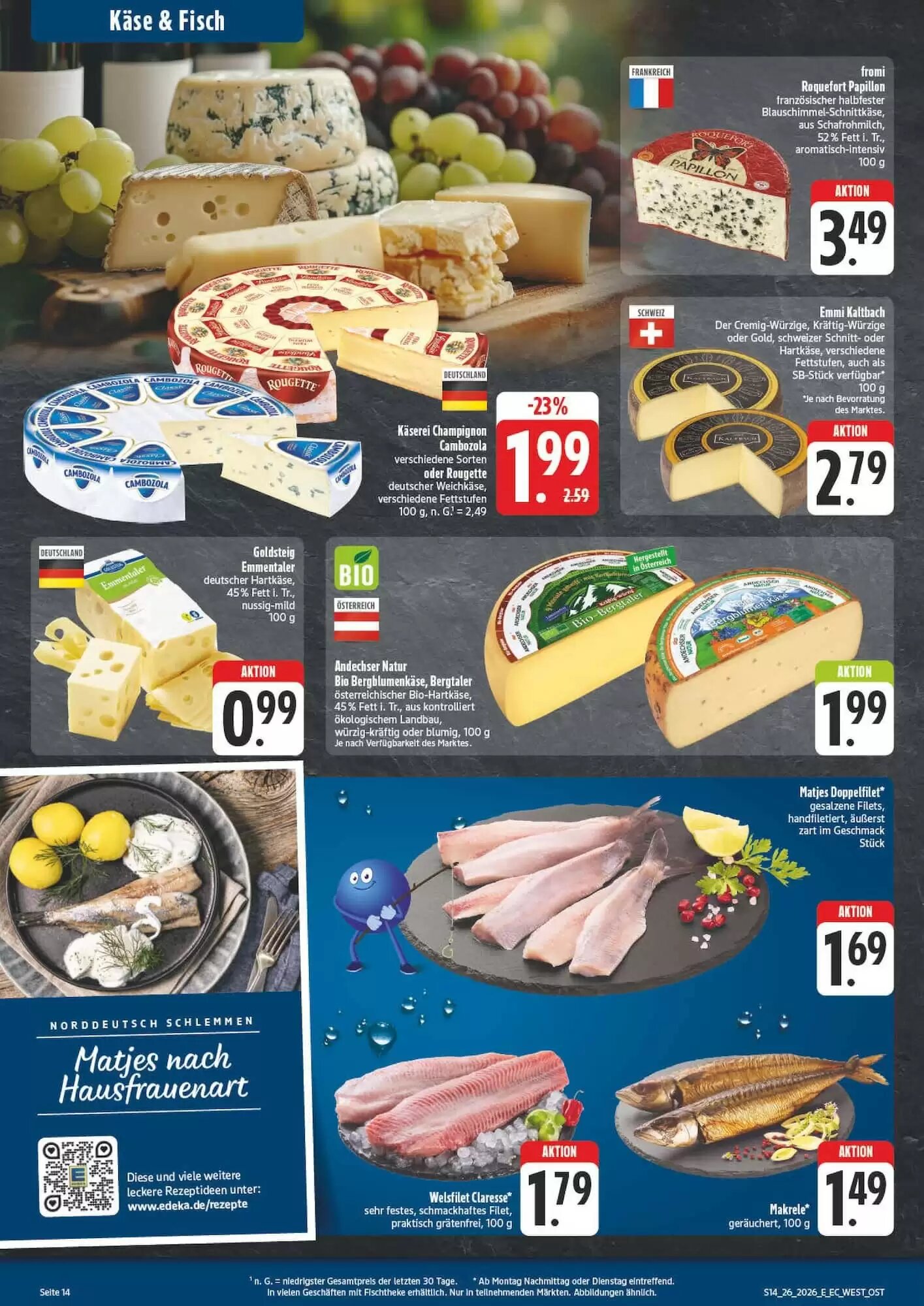 Edeka Aktiv Markt Prospekt (ab 22.06.2026) zum Blättern - Seite 14