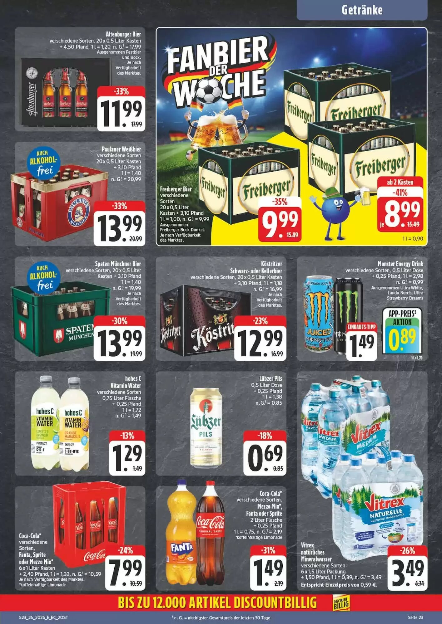Edeka Aktiv Markt Prospekt (ab 22.06.2026) zum Blättern - Seite 23
