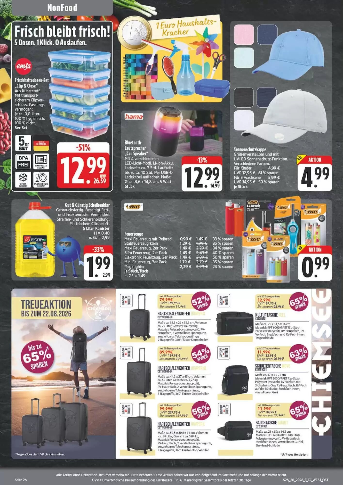 Edeka Aktiv Markt Prospekt (ab 22.06.2026) zum Blättern - Seite 26