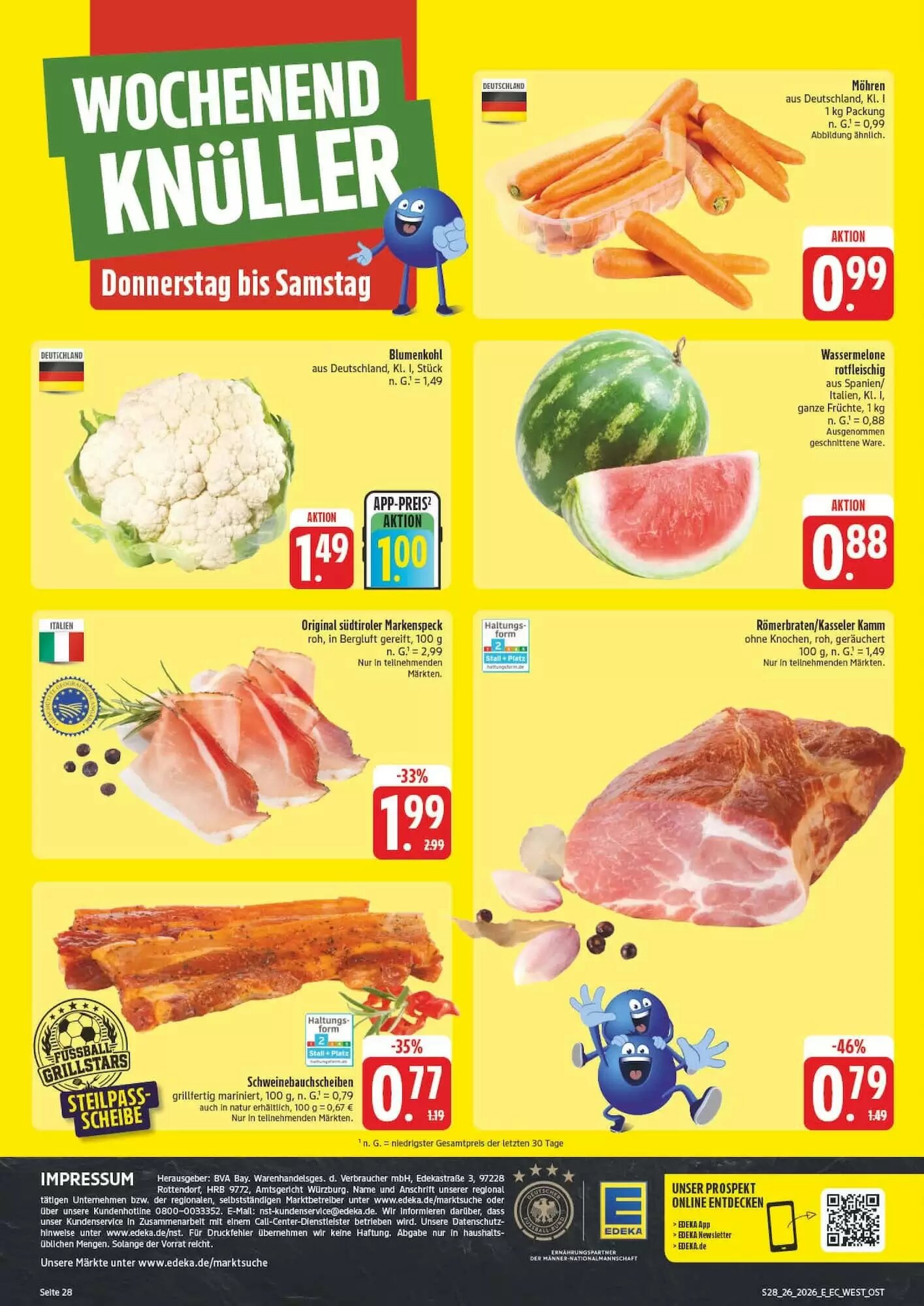 Edeka Aktiv Markt Prospekt (ab 22.06.2026) zum Blättern - Seite 28
