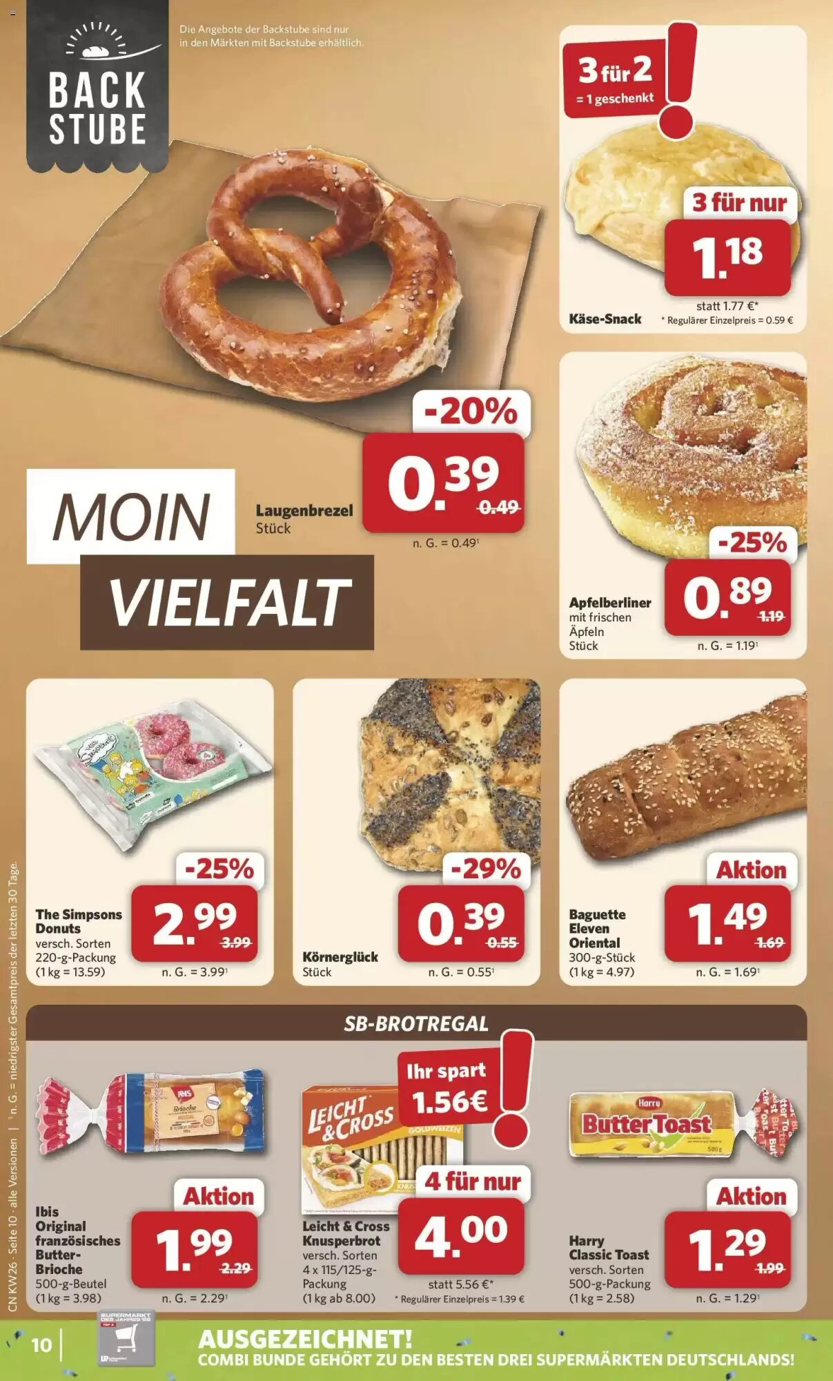 Combi Prospekt (ab 22.06.2026) zum Blättern - Seite 10