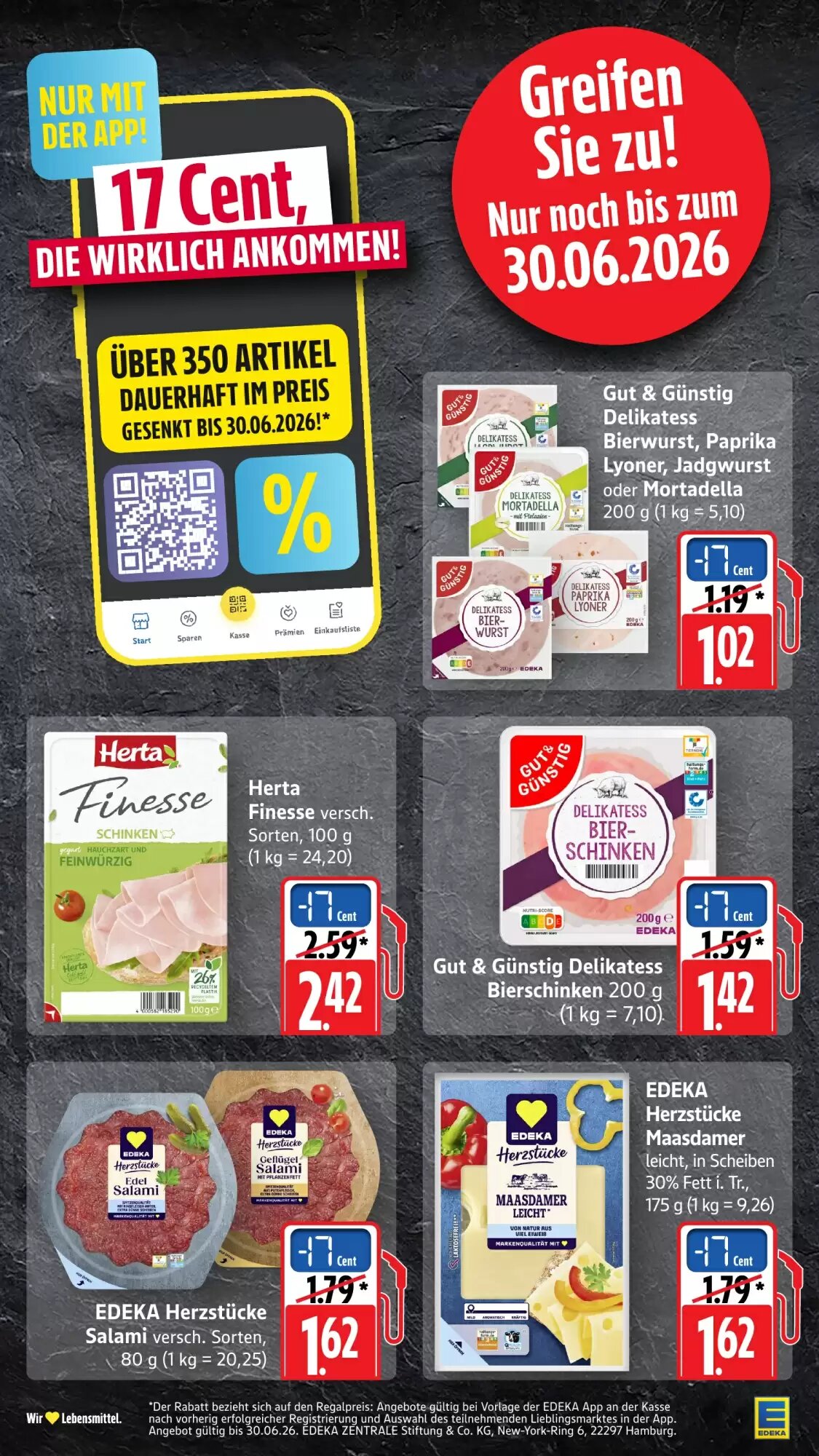Edeka Stenger Prospekt (ab 22.06.2026) zum Blättern - Seite 38