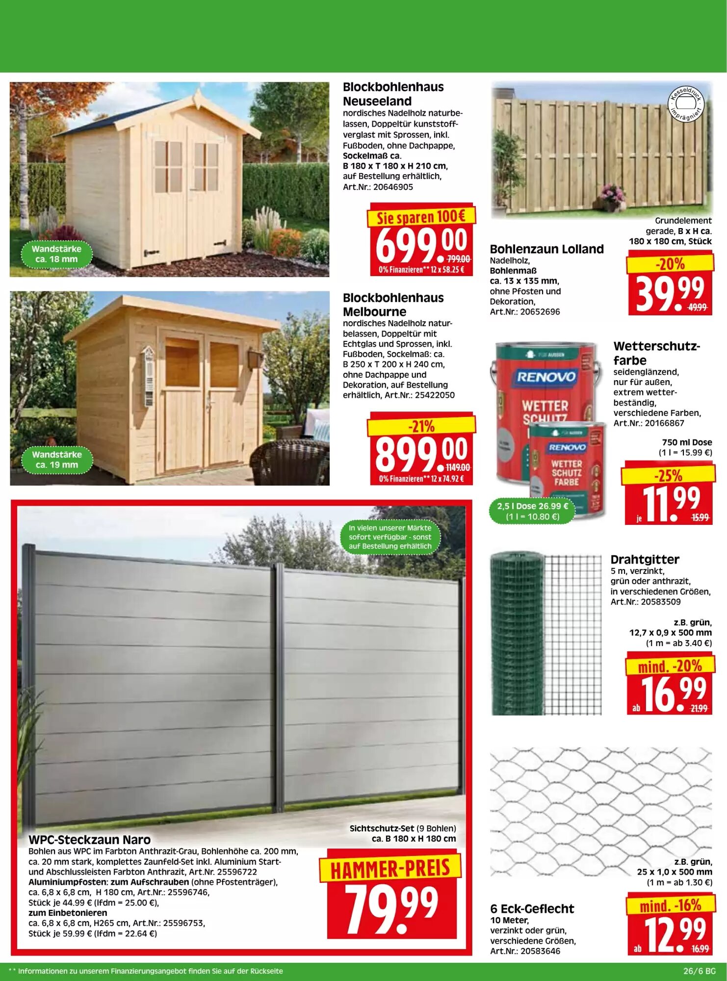 Herkules Baumarkt Prospekt (ab 22.06.2026) zum Blättern - Seite 6