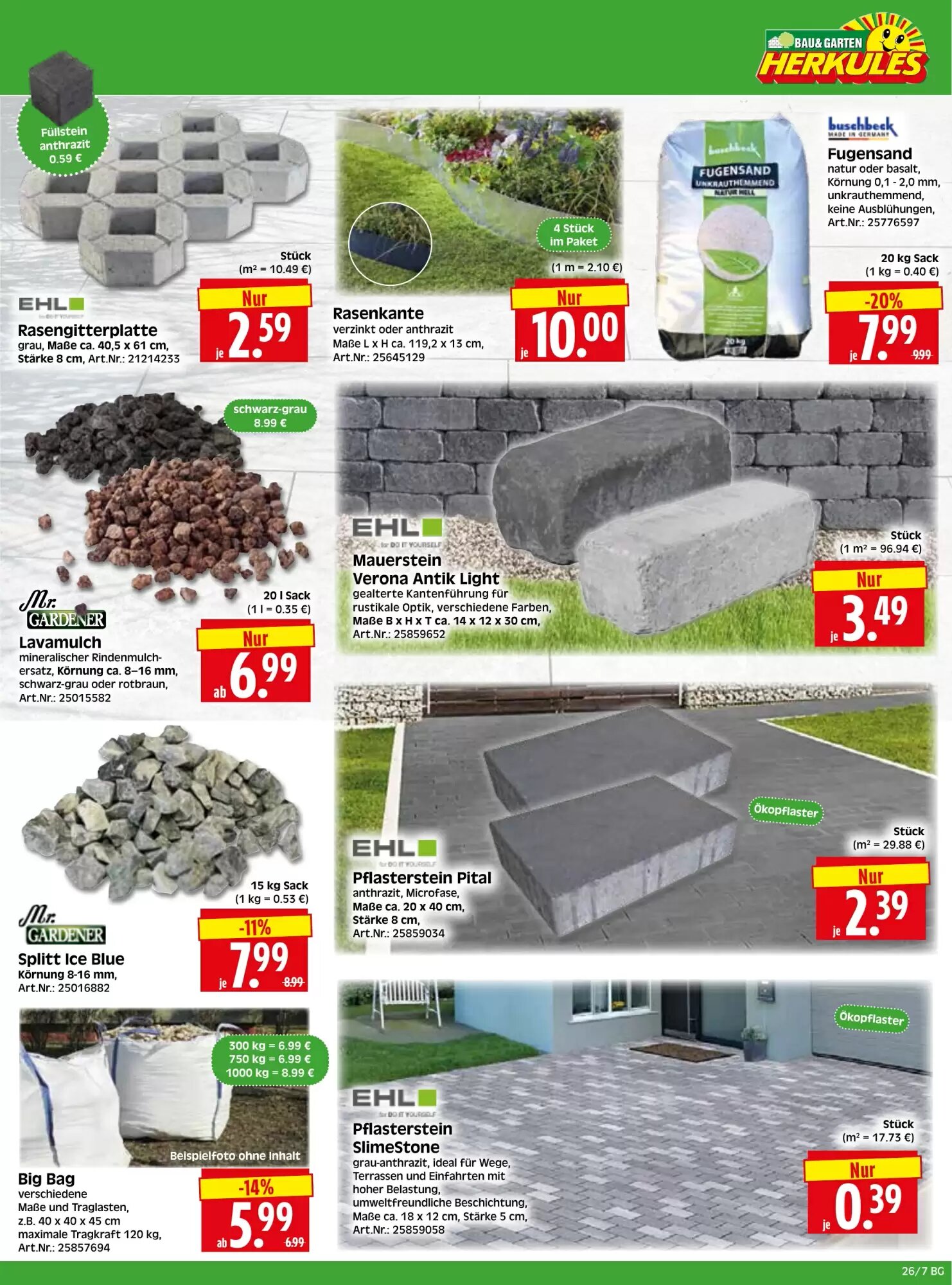 Herkules Baumarkt Prospekt (ab 22.06.2026) zum Blättern - Seite 7