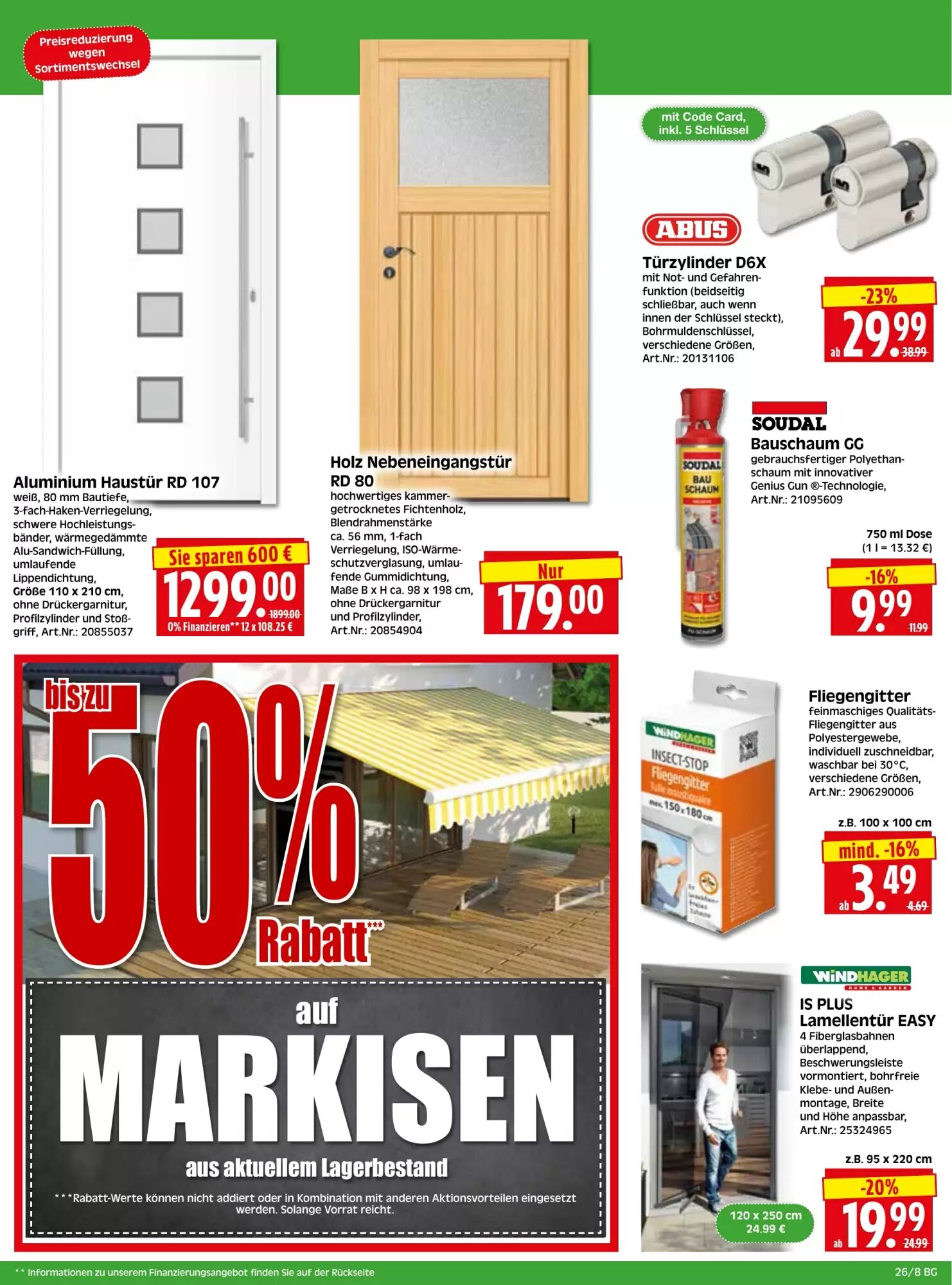 Herkules Baumarkt Prospekt (ab 22.06.2026) zum Blättern - Seite 8
