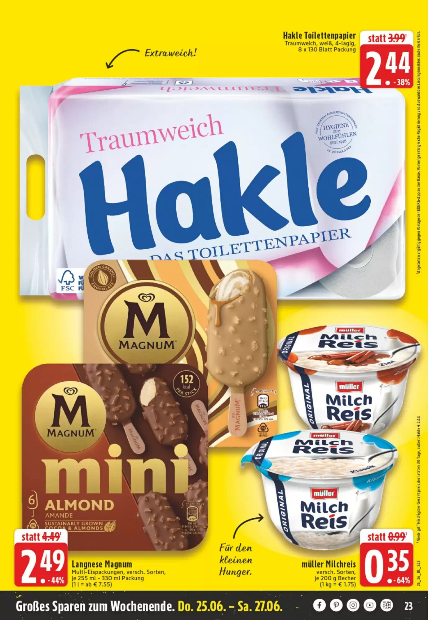 EDEKA Vogl Prospekt (ab 22.06.2026) zum Blättern - Seite 25