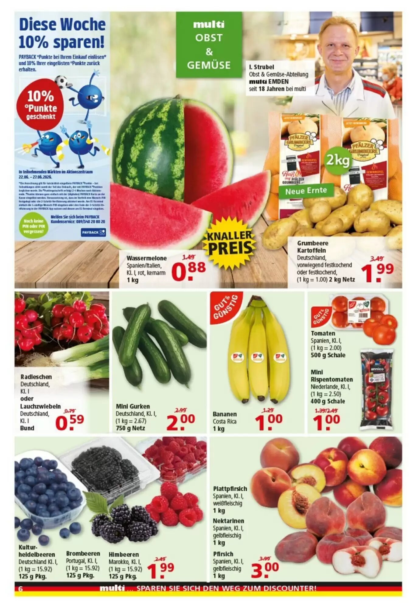 Multi Markt Prospekt (ab 22.06.2026) zum Blättern - Seite 6