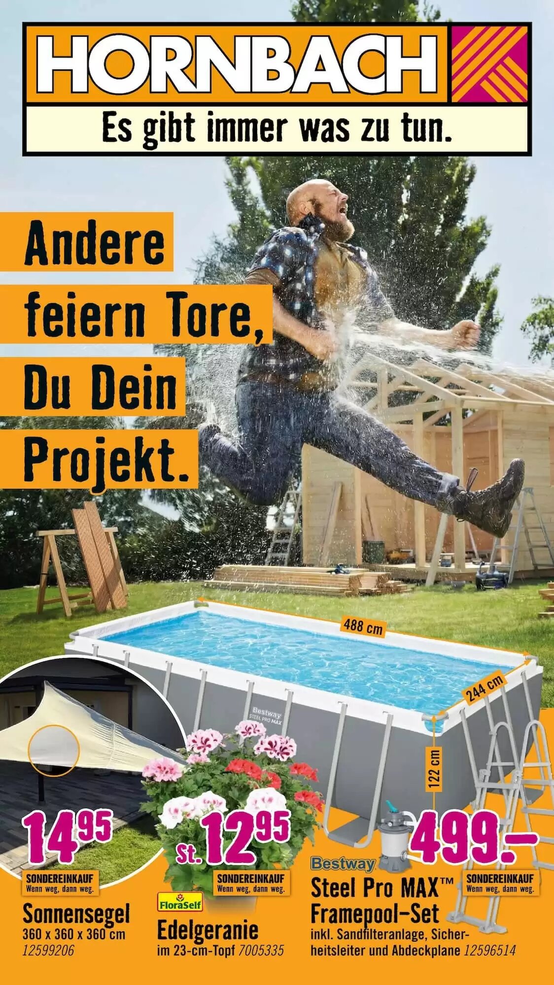 Hornbach Prospekt (ab 24.06.2026) zum Blättern - Seite 1
