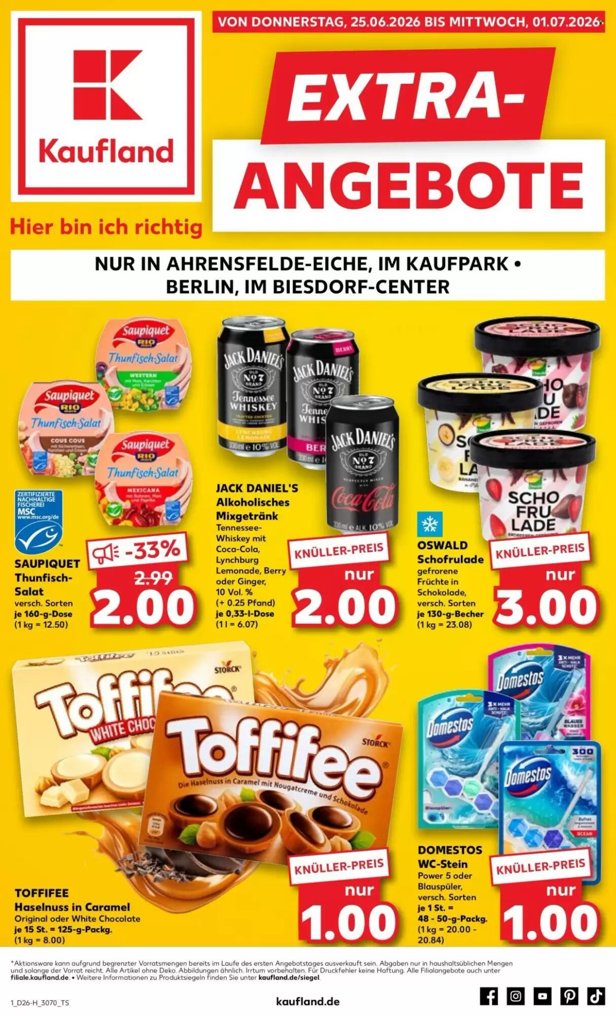 Kaufland Prospekt (ab 25.06.2026) zum Blättern - Seite 1