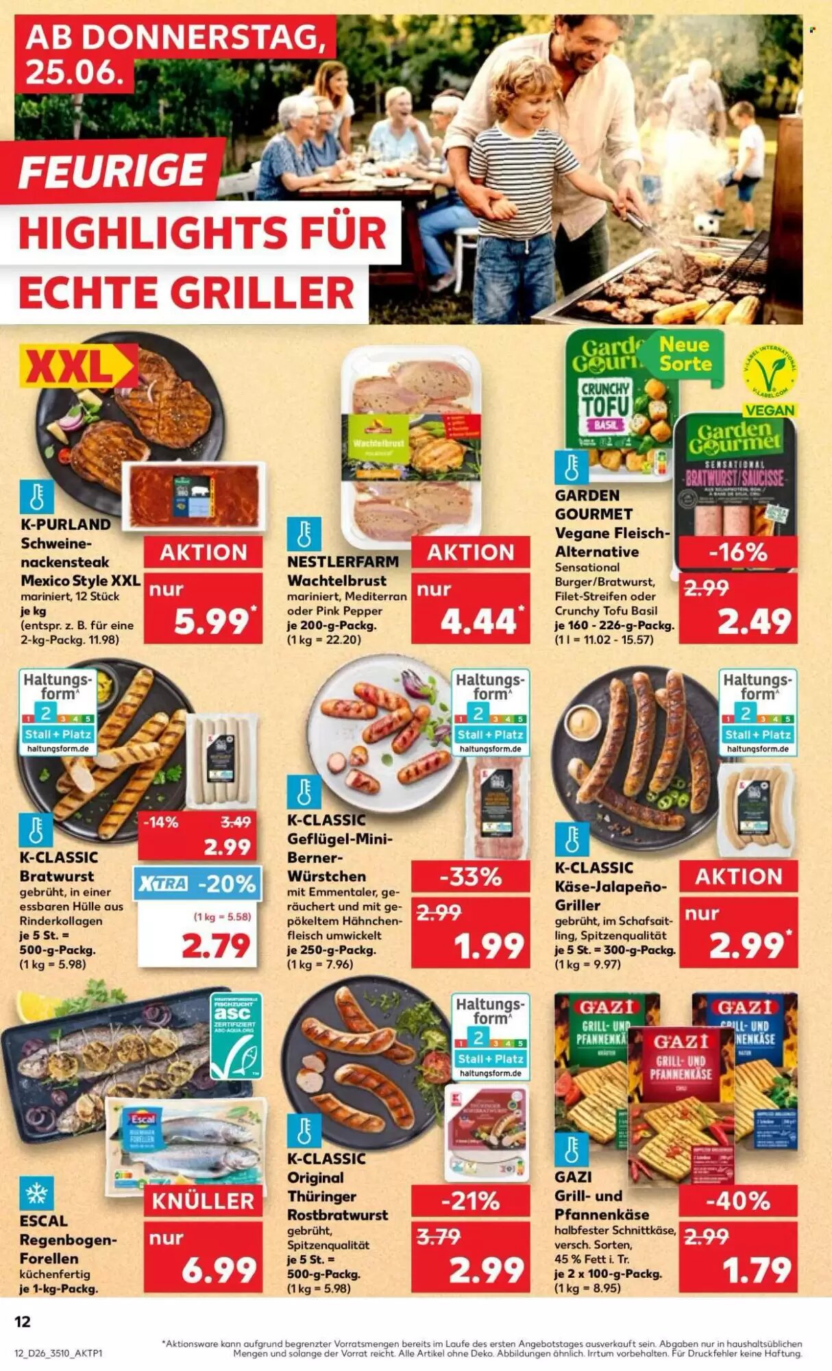 Kaufland Prospekt (ab 25.06.2026) zum Blättern - Seite 12