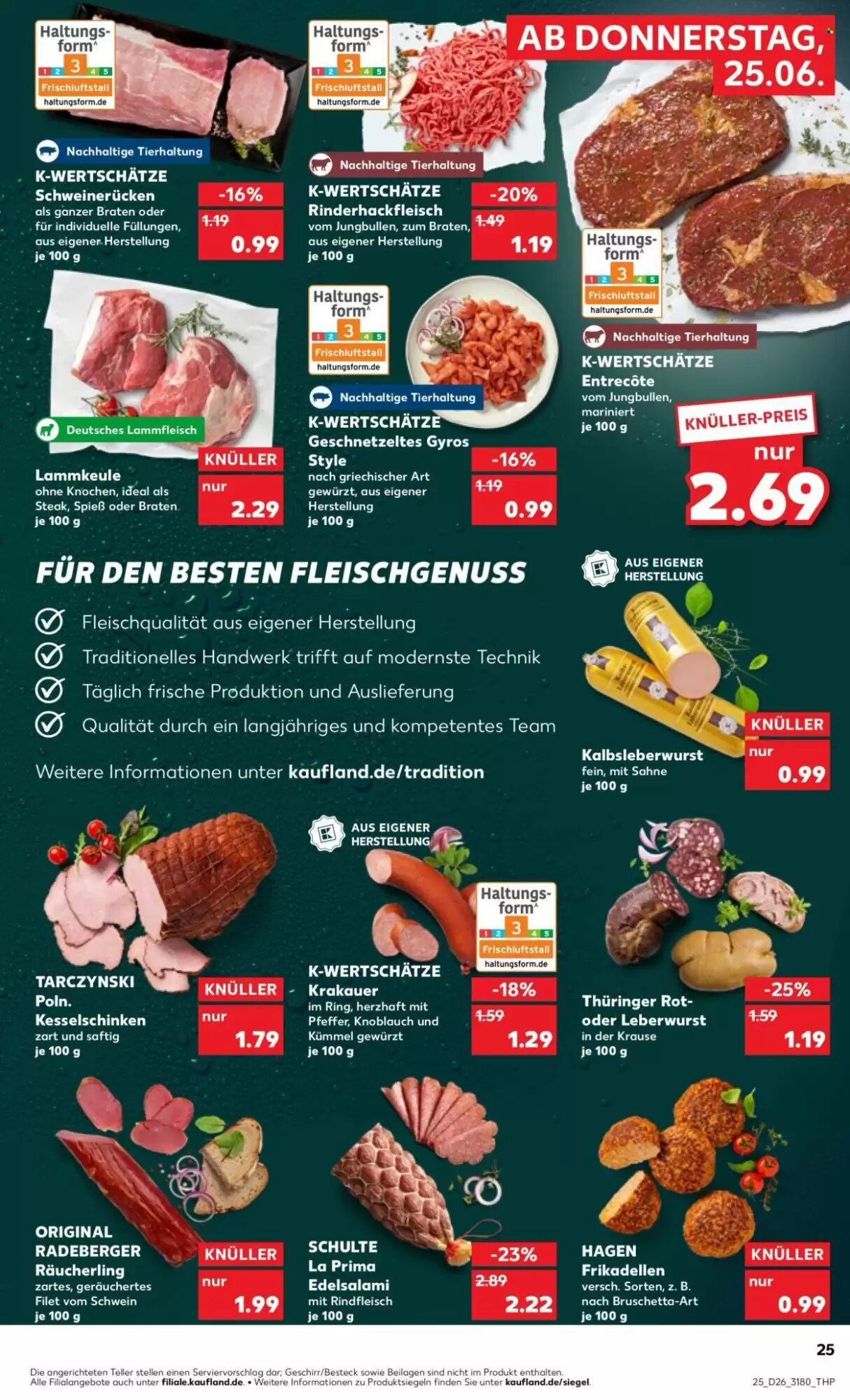 Kaufland Prospekt (ab 25.06.2026) zum Blättern - Seite 25
