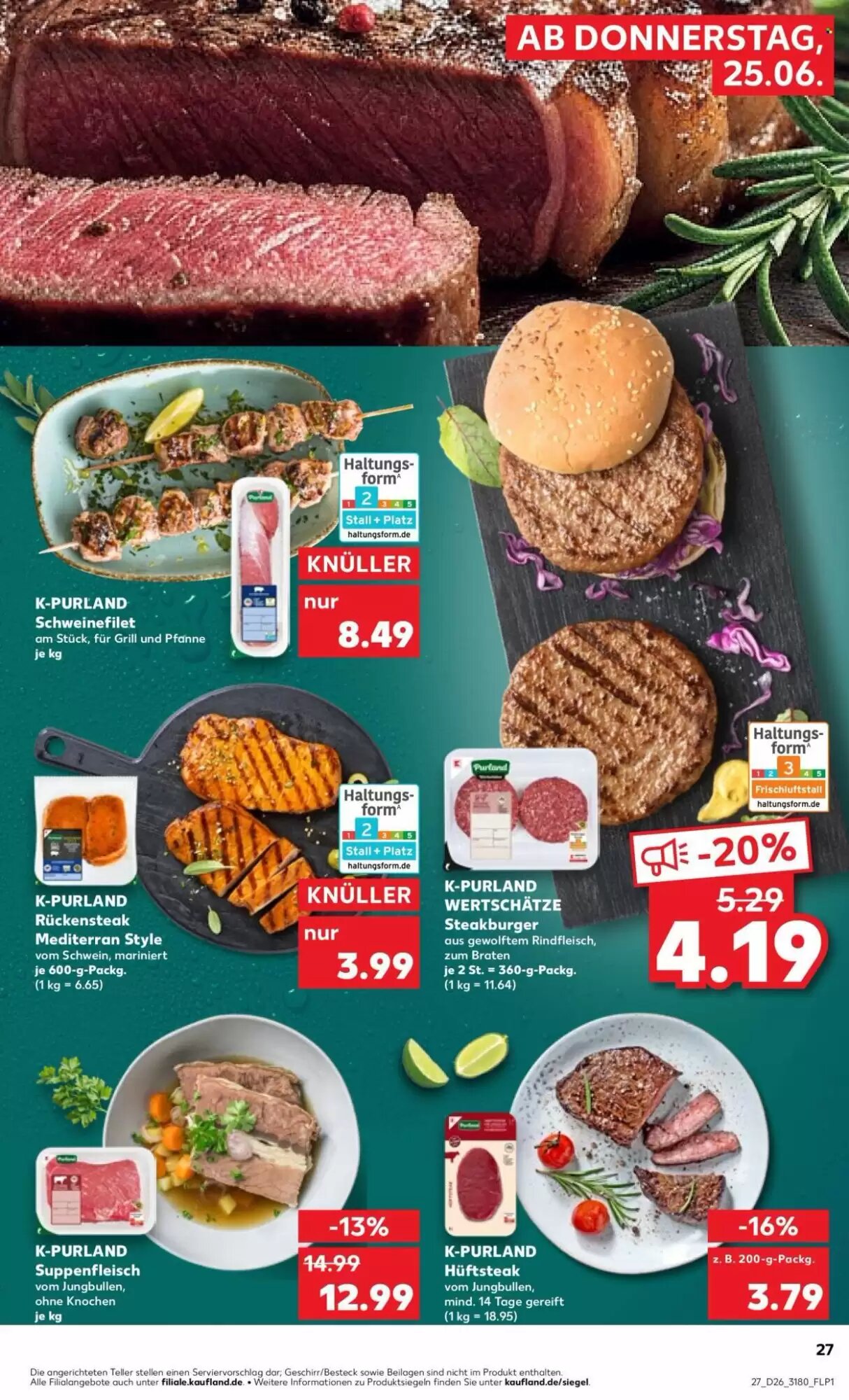 Kaufland Prospekt (ab 25.06.2026) zum Blättern - Seite 27