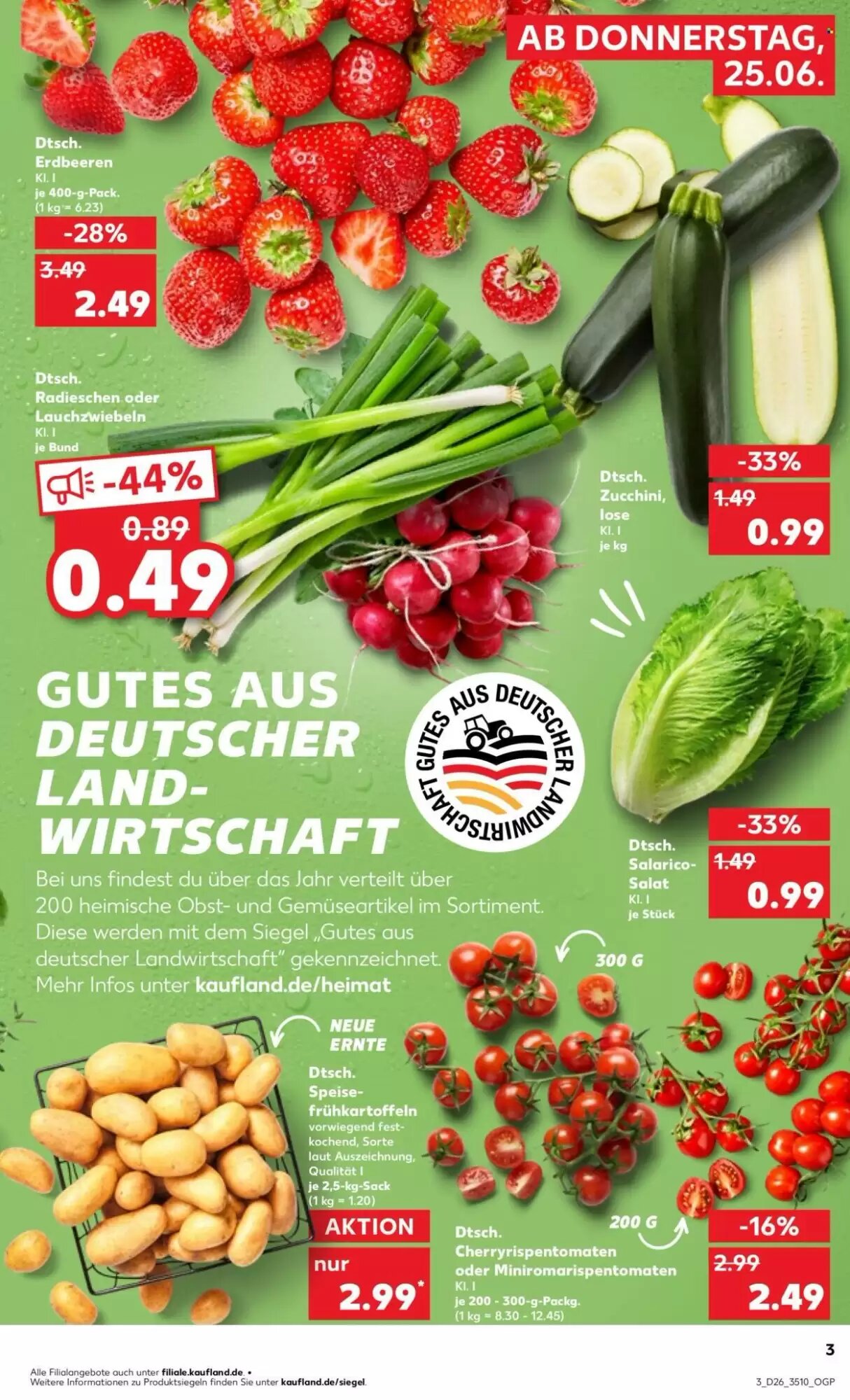 Kaufland Prospekt (ab 25.06.2026) zum Blättern - Seite 3