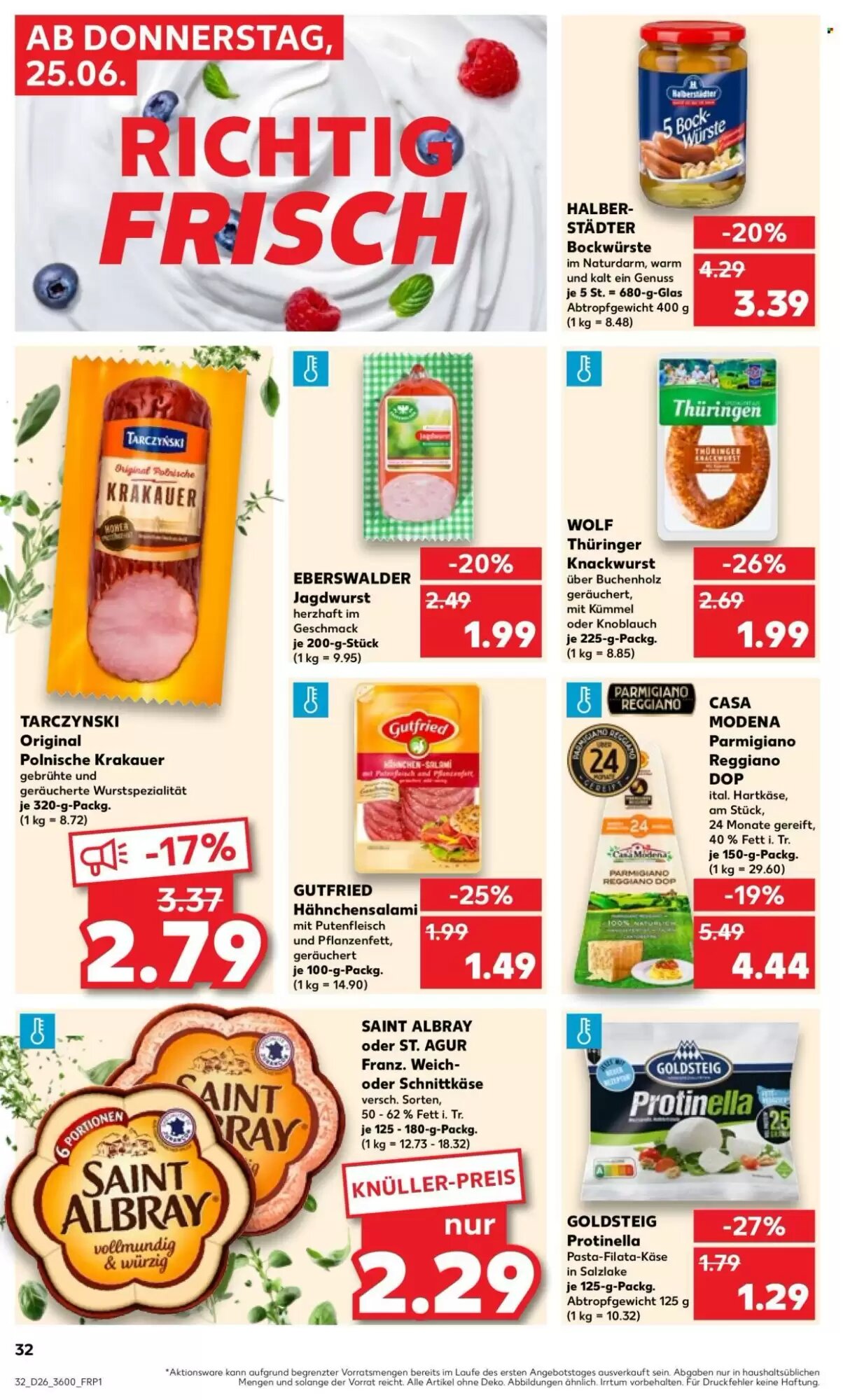 Kaufland Prospekt (ab 25.06.2026) zum Blättern - Seite 32