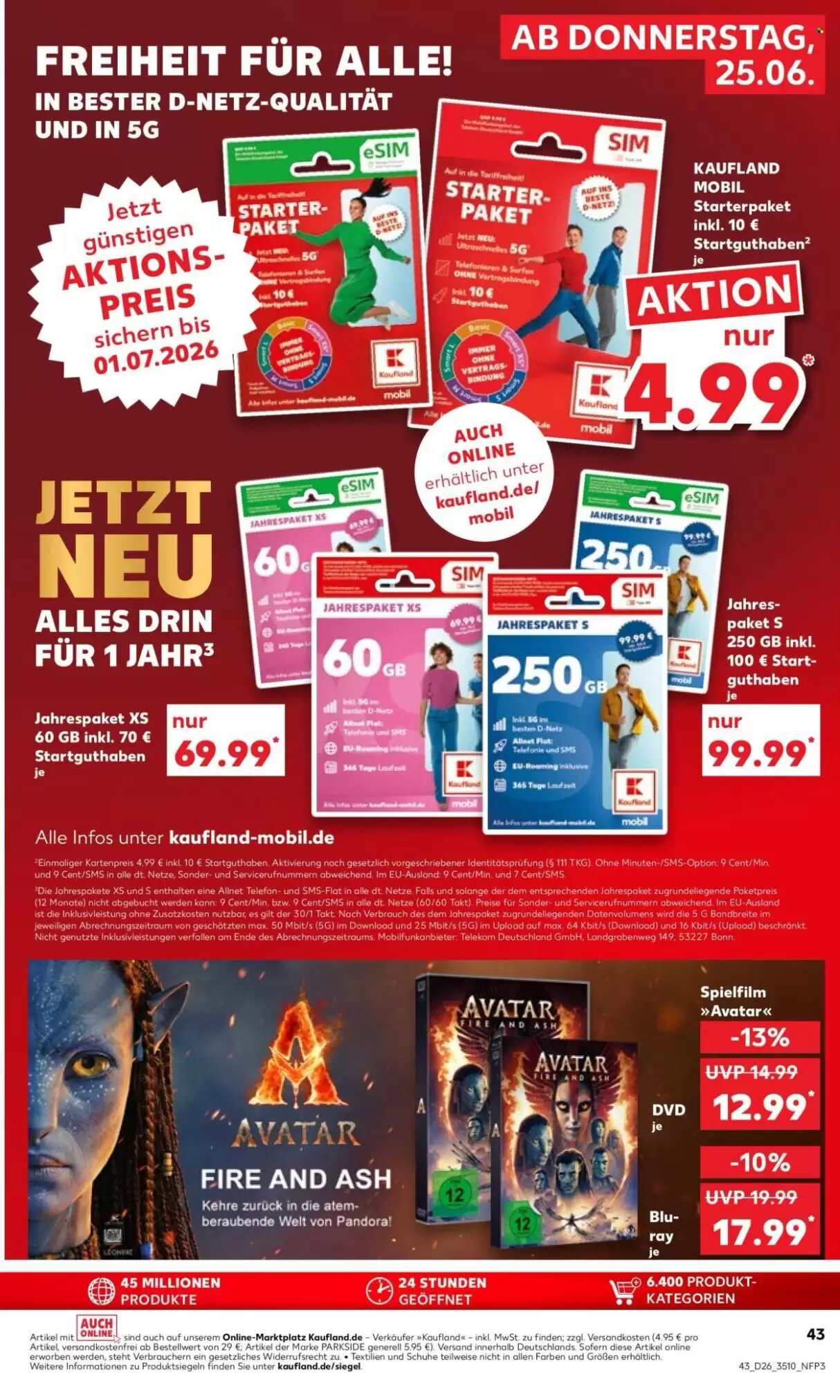 Kaufland Prospekt (ab 25.06.2026) zum Blättern - Seite 43