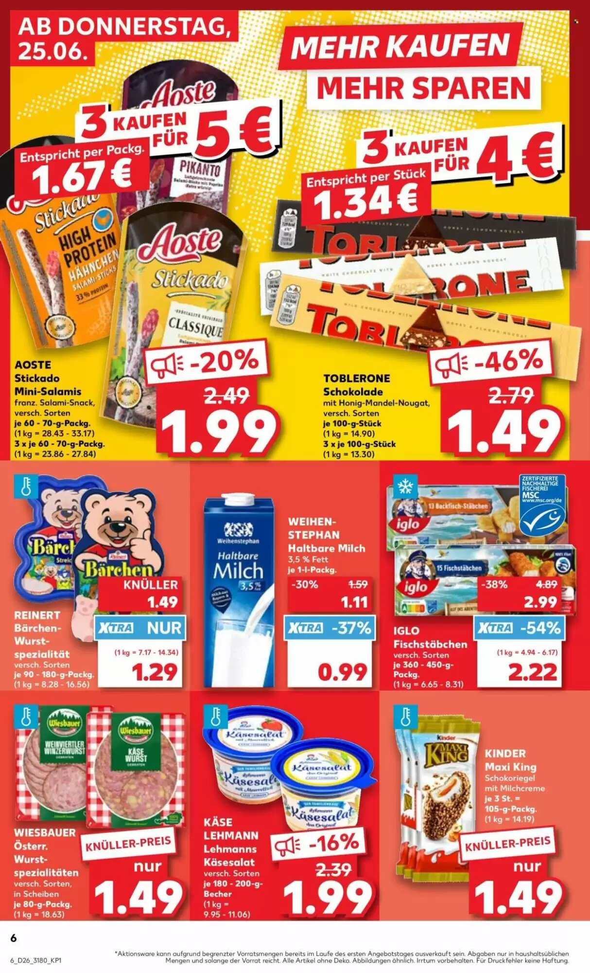 Kaufland Prospekt (ab 25.06.2026) zum Blättern - Seite 6