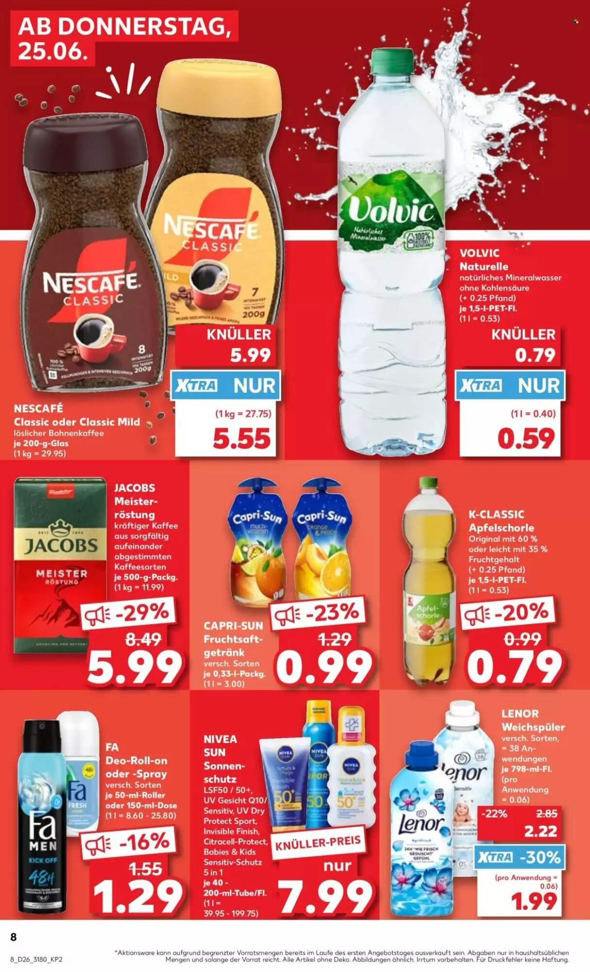 Kaufland Prospekt (ab 25.06.2026) zum Blättern - Seite 8