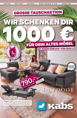 Kabs Polsterwelt Prospekt (ab 25.06.2026) zum Blättern