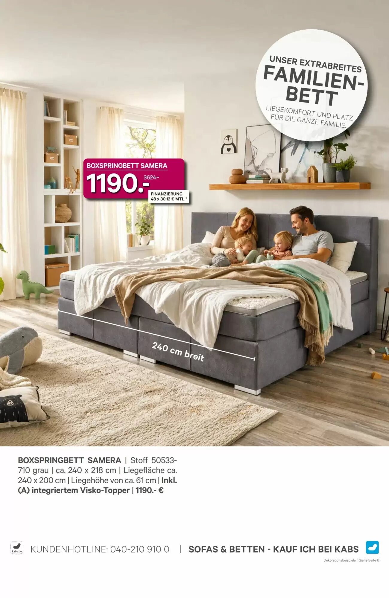 Kabs Polsterwelt Prospekt (ab 25.06.2026) zum Blättern - Seite 52