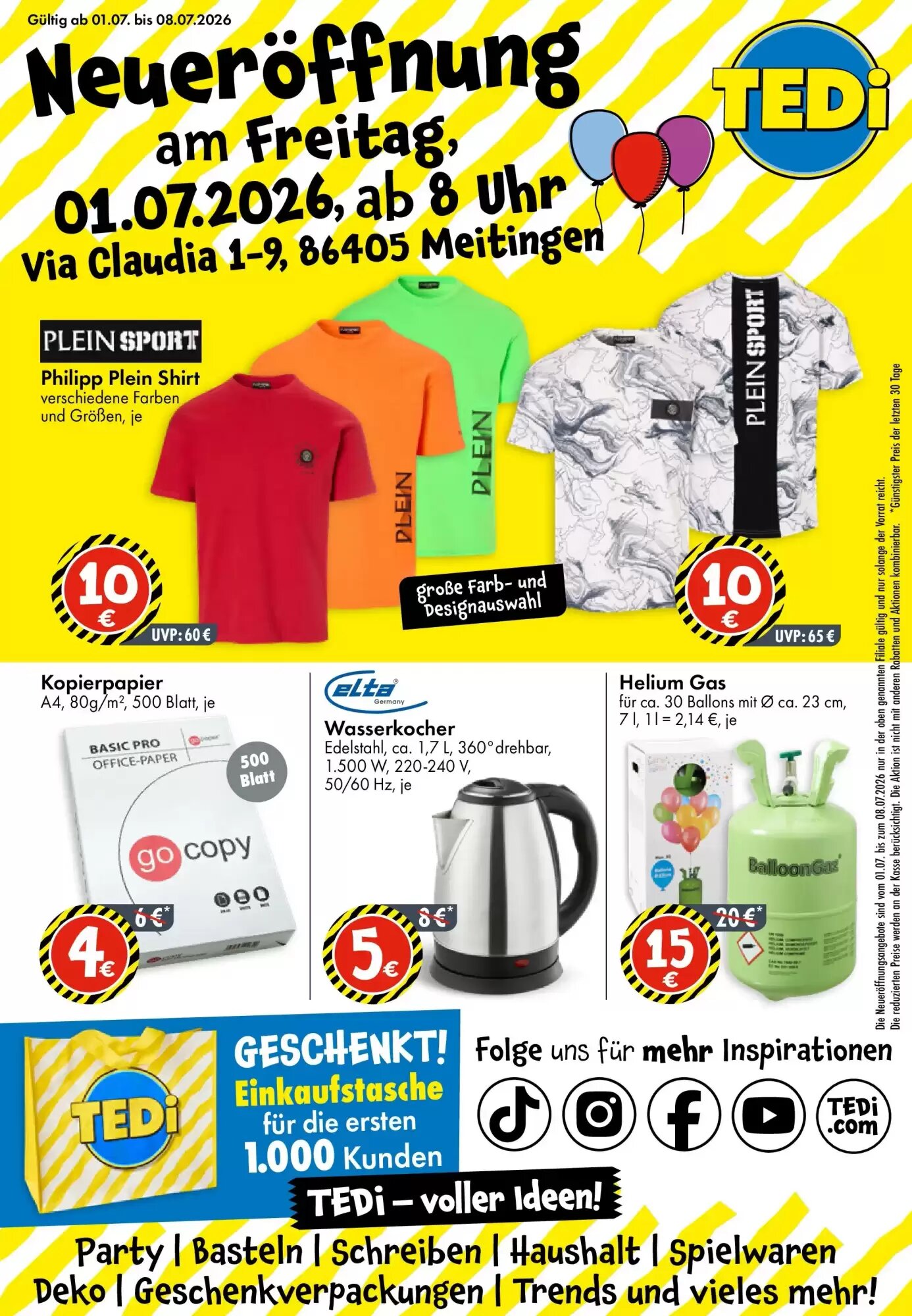 TEDi Prospekt (ab 26.06.2026) zum Blättern - Seite 1