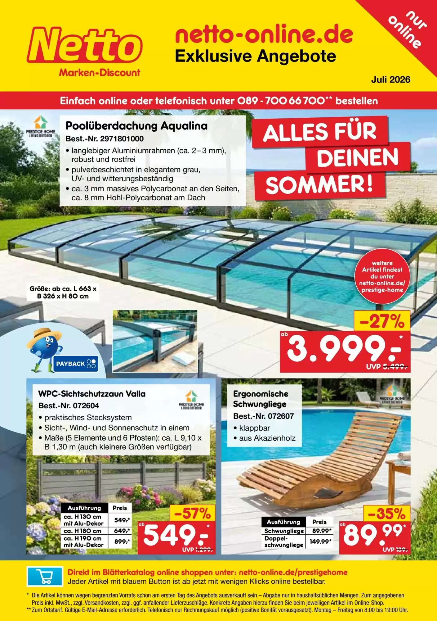 Woolworth Prospekt (ab 26.06.2026) zum Blättern - Seite 1