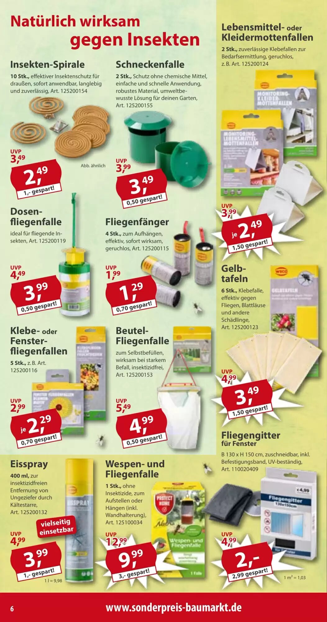 Sonderpreis Baumarkt Prospekt (ab 27.06.2026) zum Blättern - Seite 6