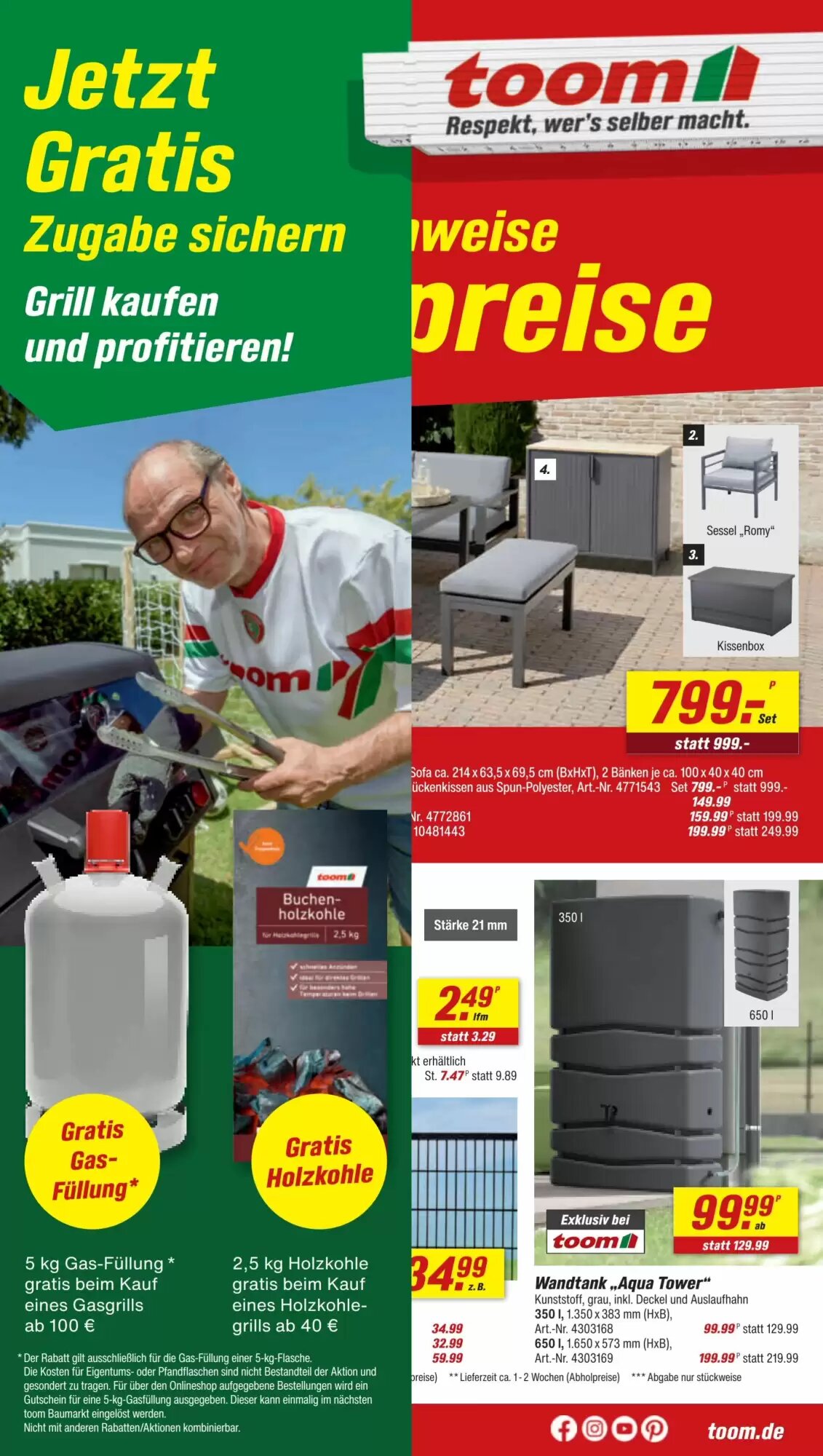 toom Baumarkt Prospekt (ab 27.06.2026) zum Blättern - Seite 1